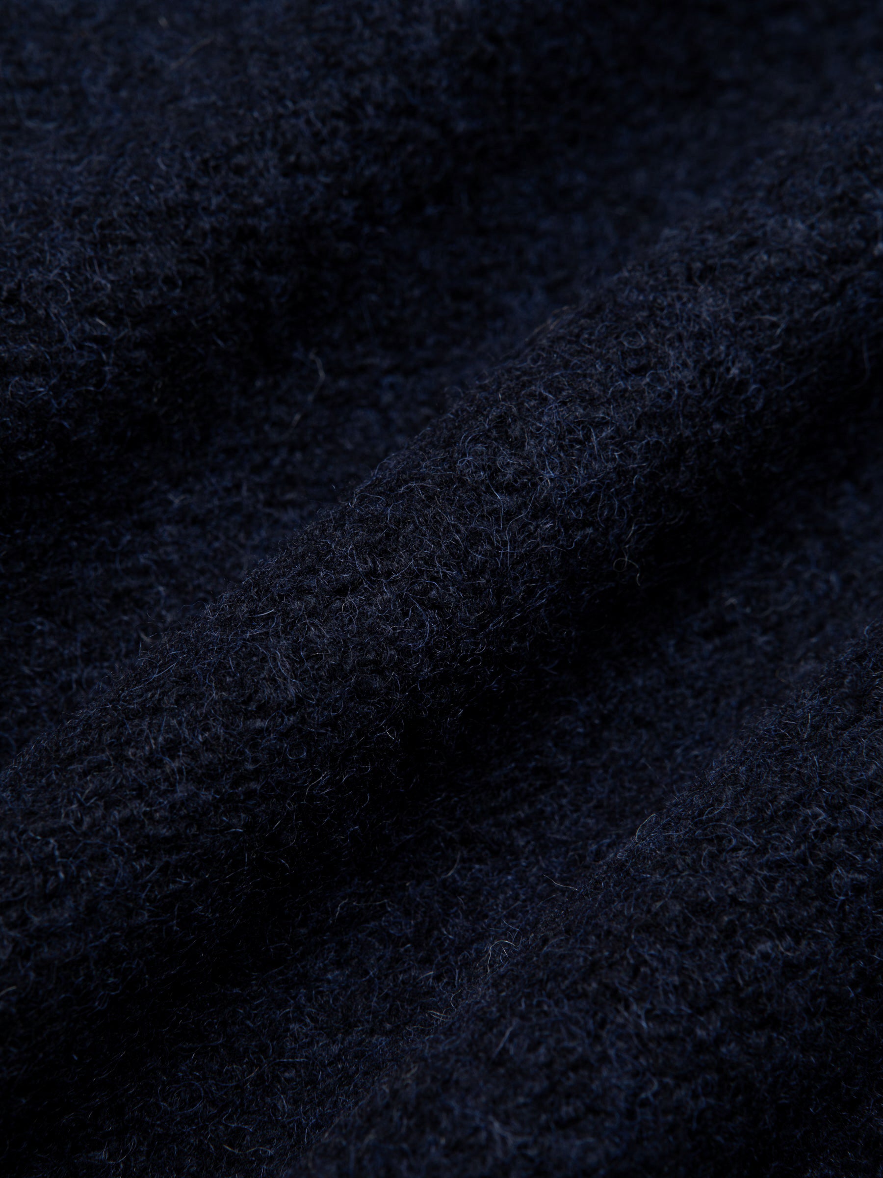 Dundas Overcoat in Midnight Italian Wool Blend