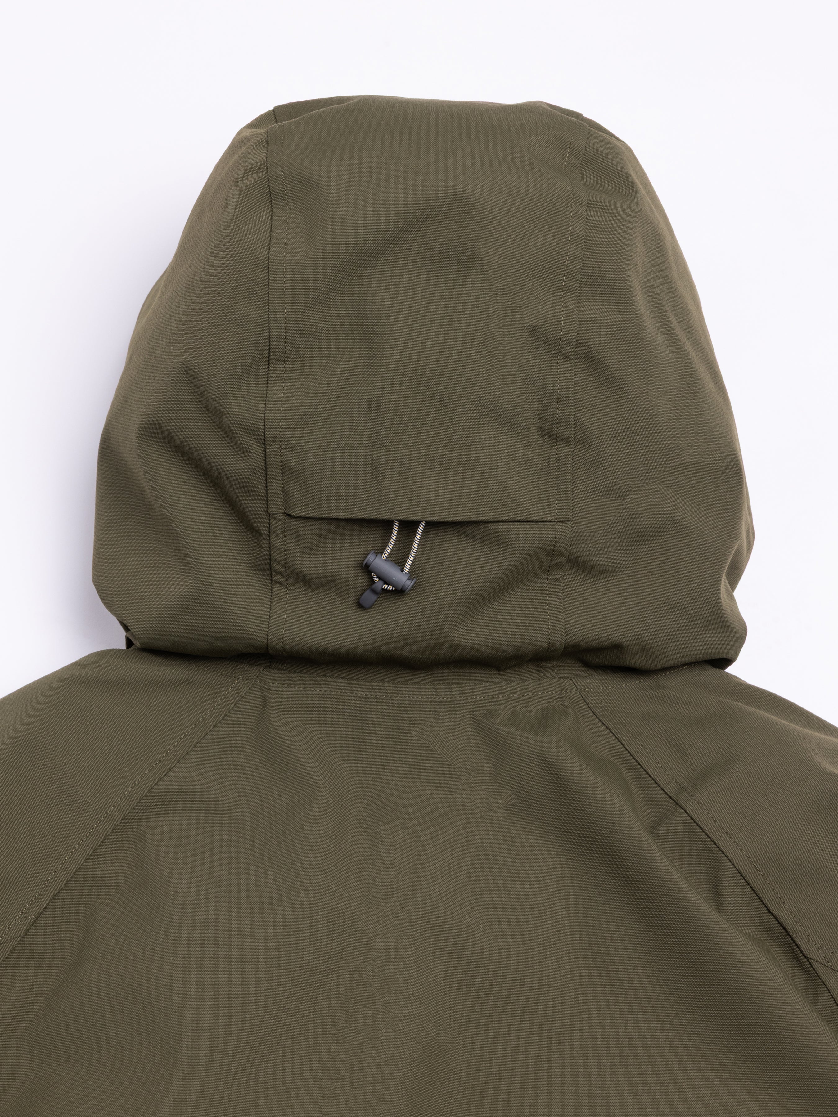 Gullane Storm Parka in Olive Recycled Nylon
