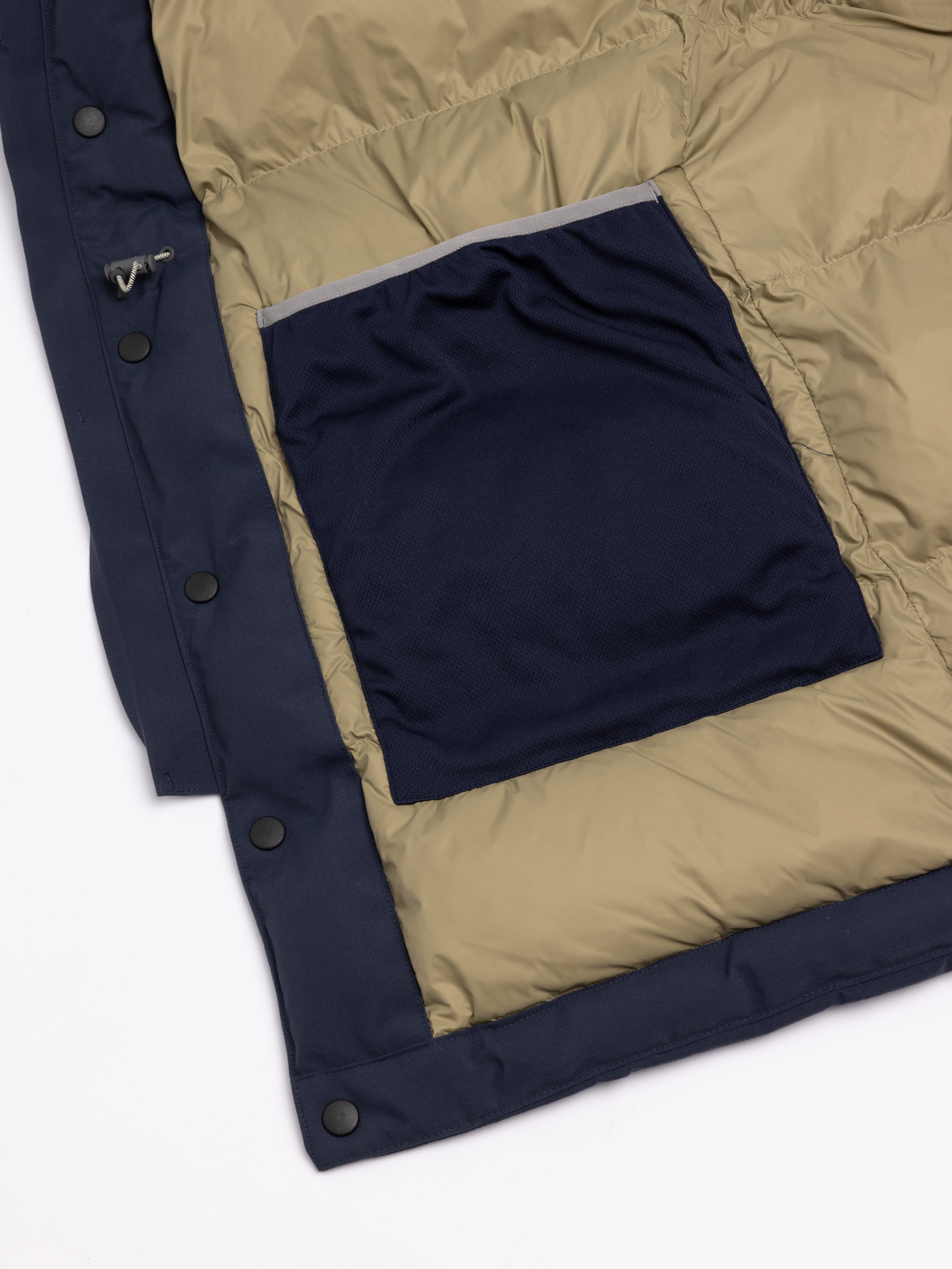 Gullane Storm Parka in Dark Navy Recycled Nylon