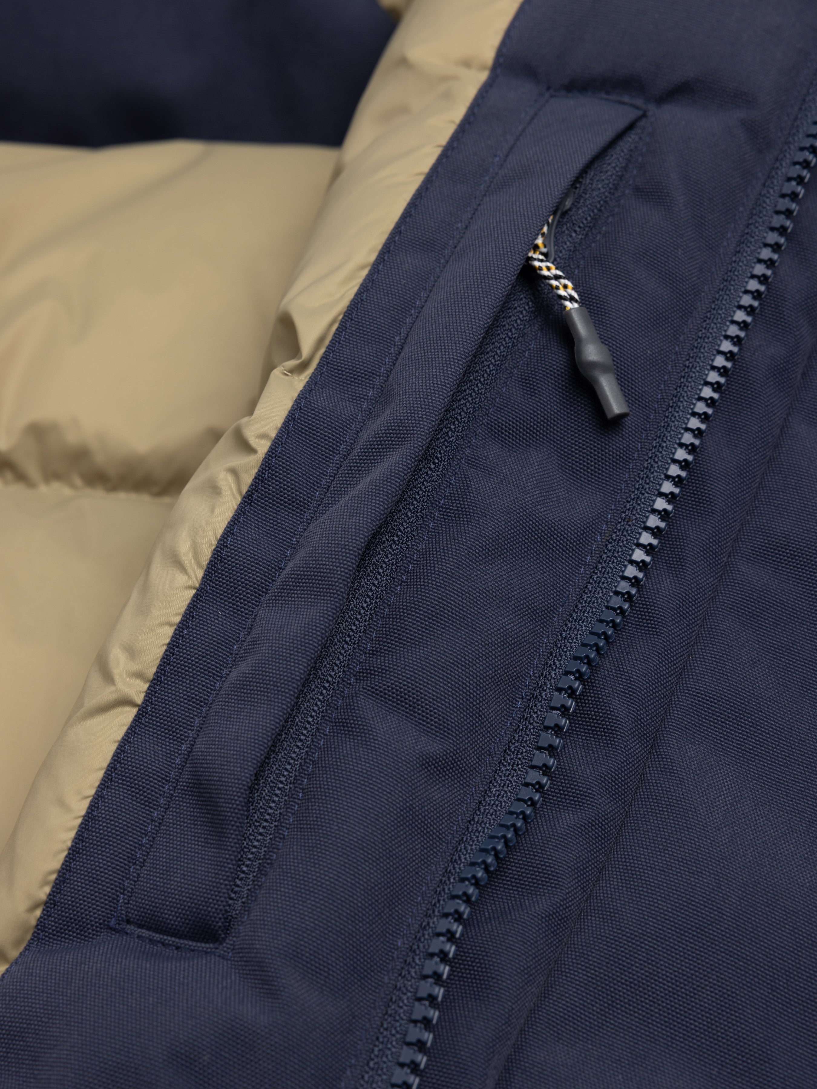 Gullane Storm Parka in Dark Navy Recycled Nylon
