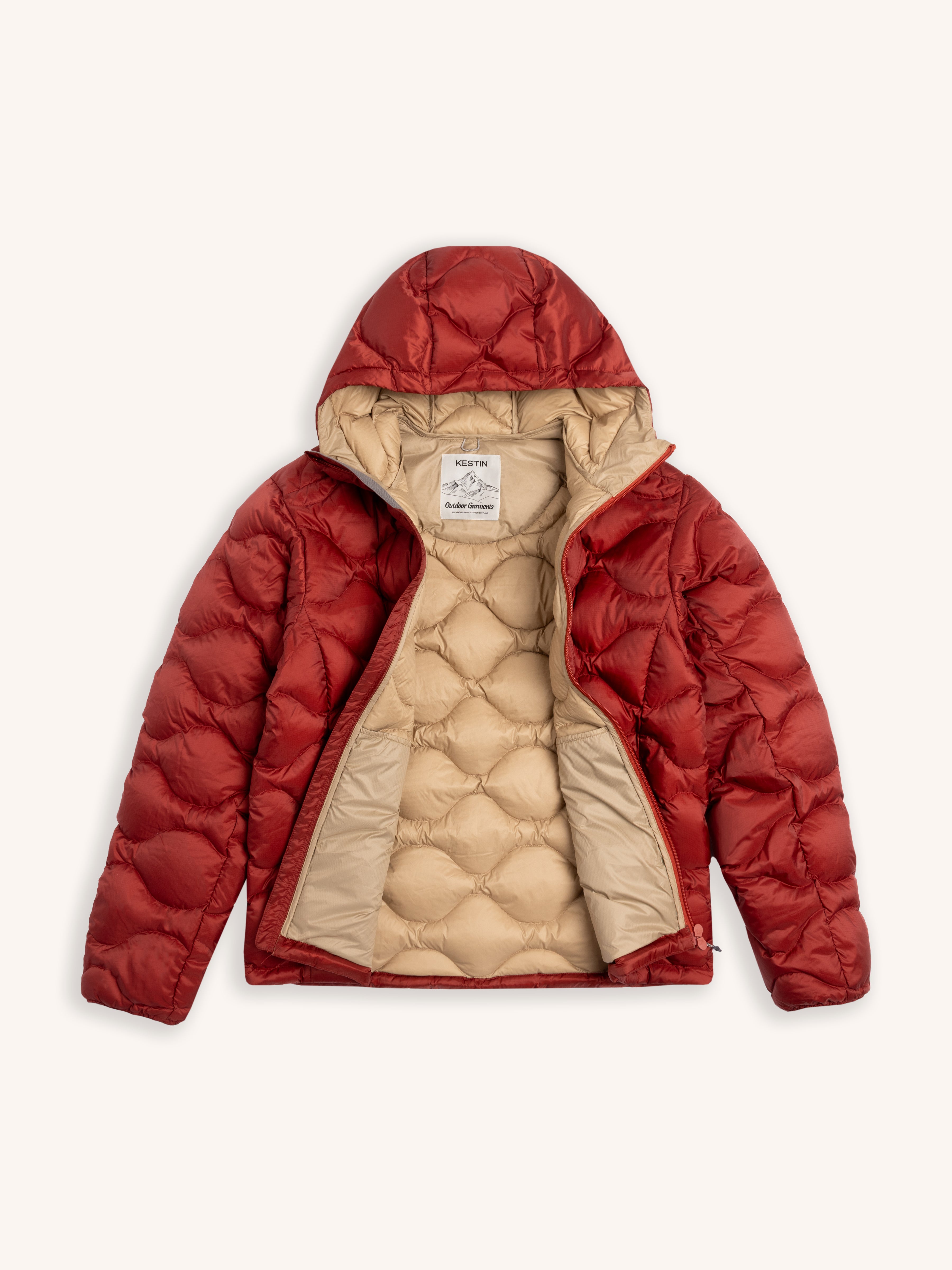 Cuillin Down Jacket in Vintage Red Recycled Ripstop