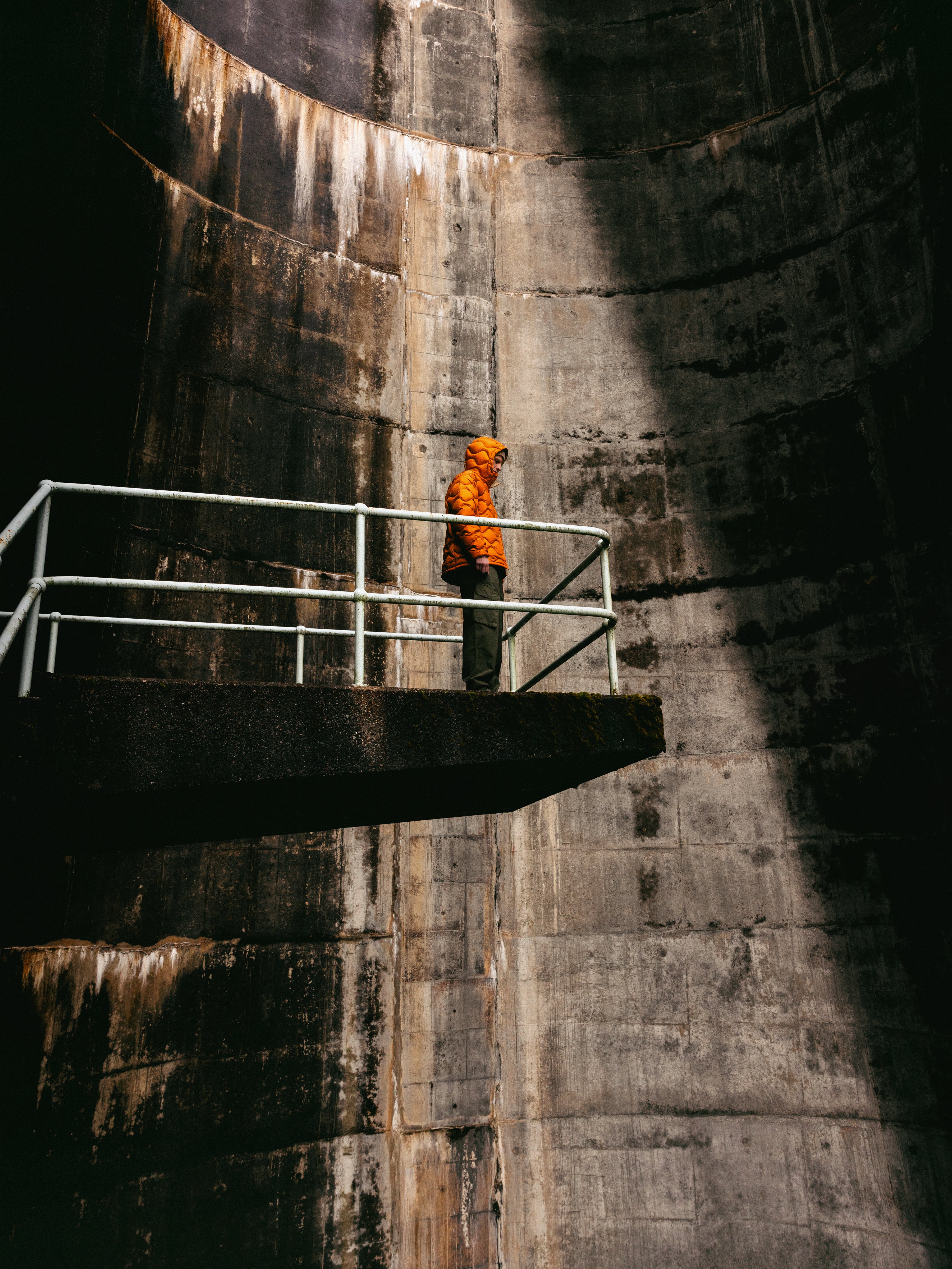 Cuillin Down Jacket in Orange Recycled Ripstop