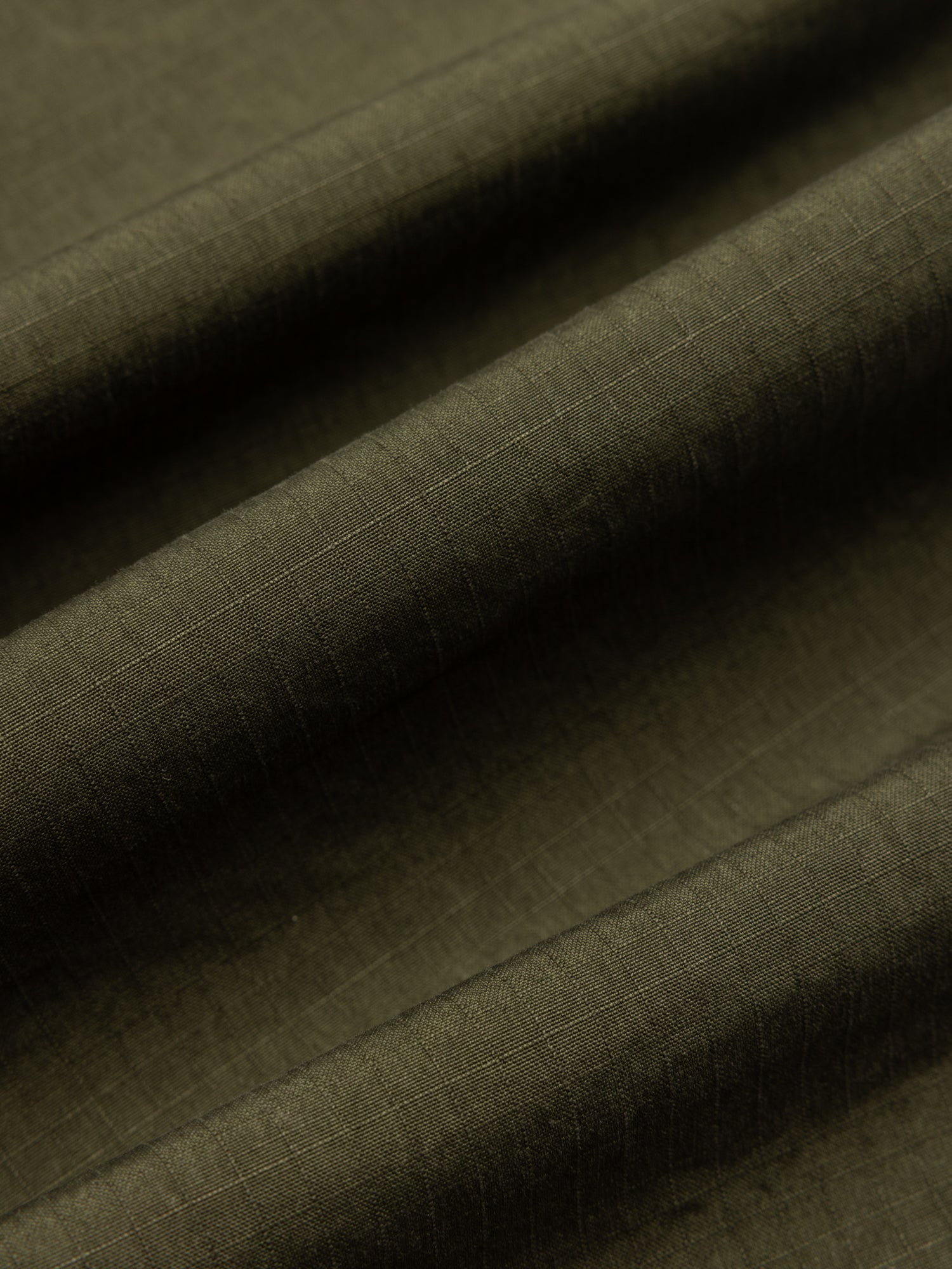 Huntly Jacket in Dark Olive Cotton Ripstop