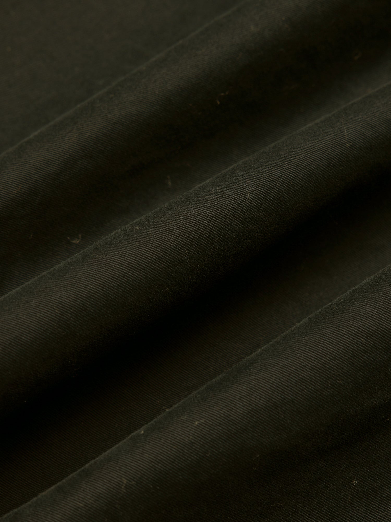 Inverness Trouser in Olive Cotton Twill