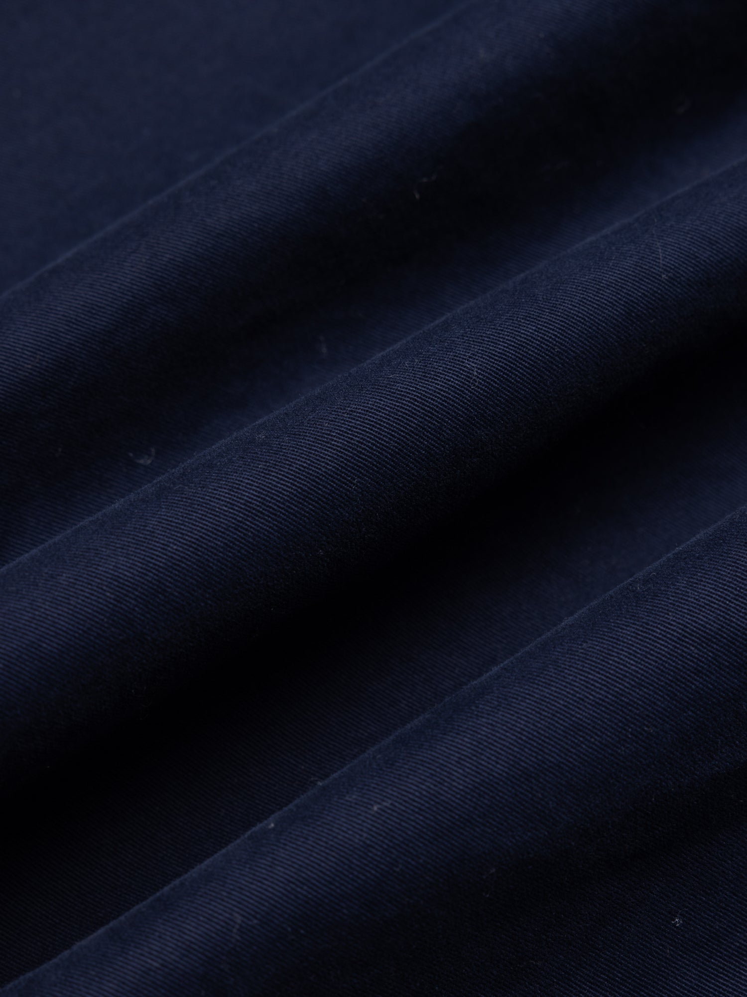 Inverness Trouser in Dark Navy Cotton Twill