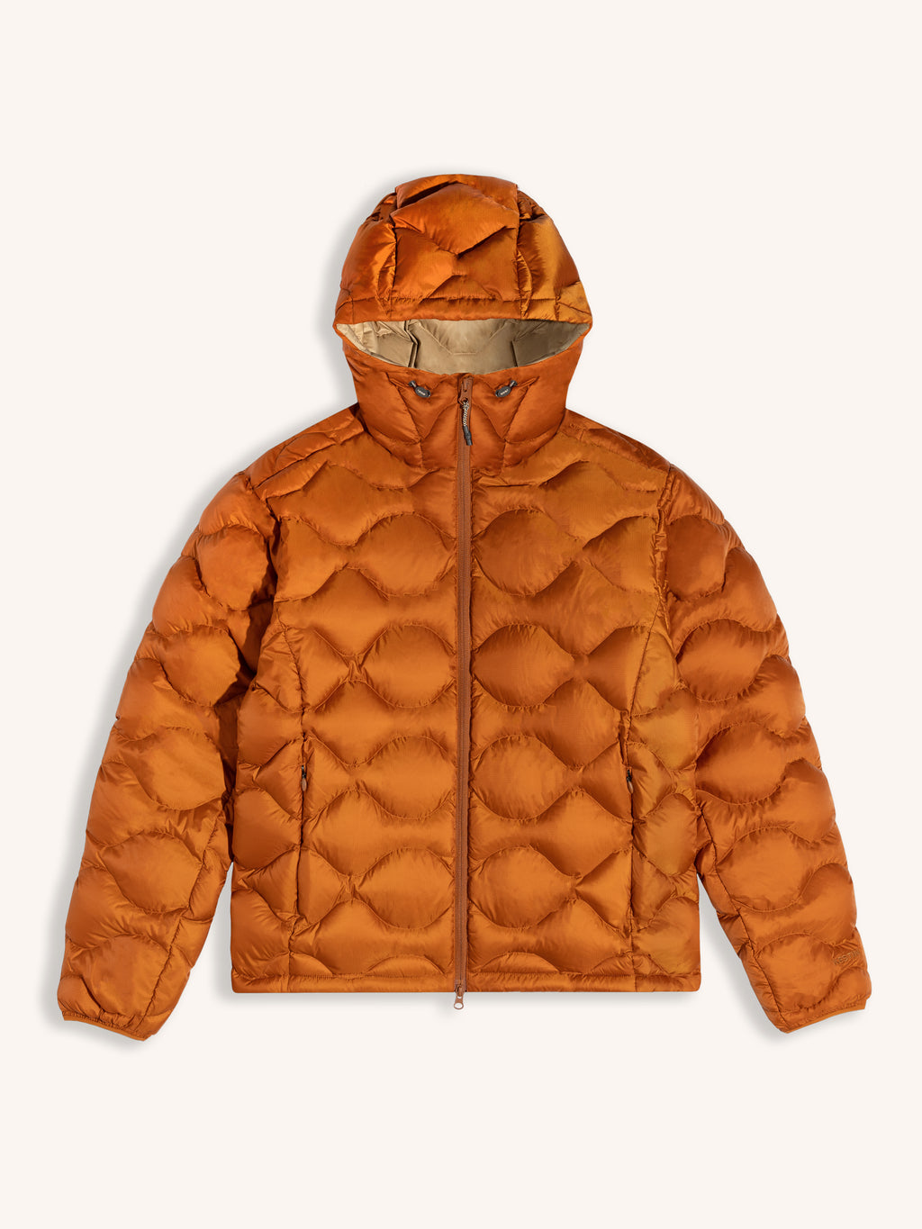 Orange bubble coat outlet