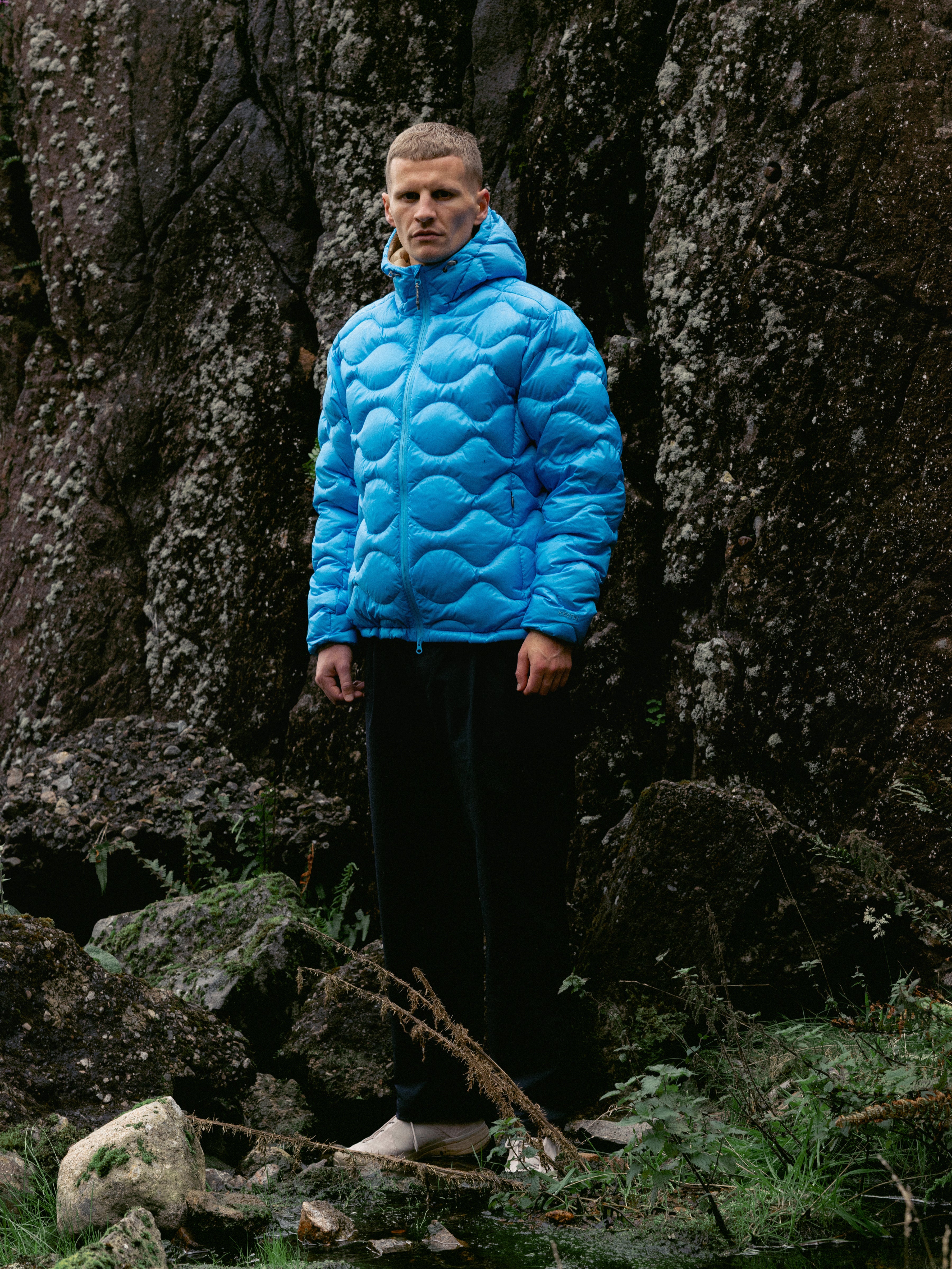 Cuillin Down Jacket in Sky Blue Recycled Ripstop