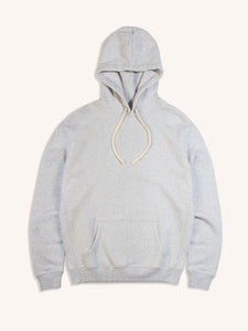 A grey pullover hoodie from Scottish menswear brand KESTIN, on a white background.