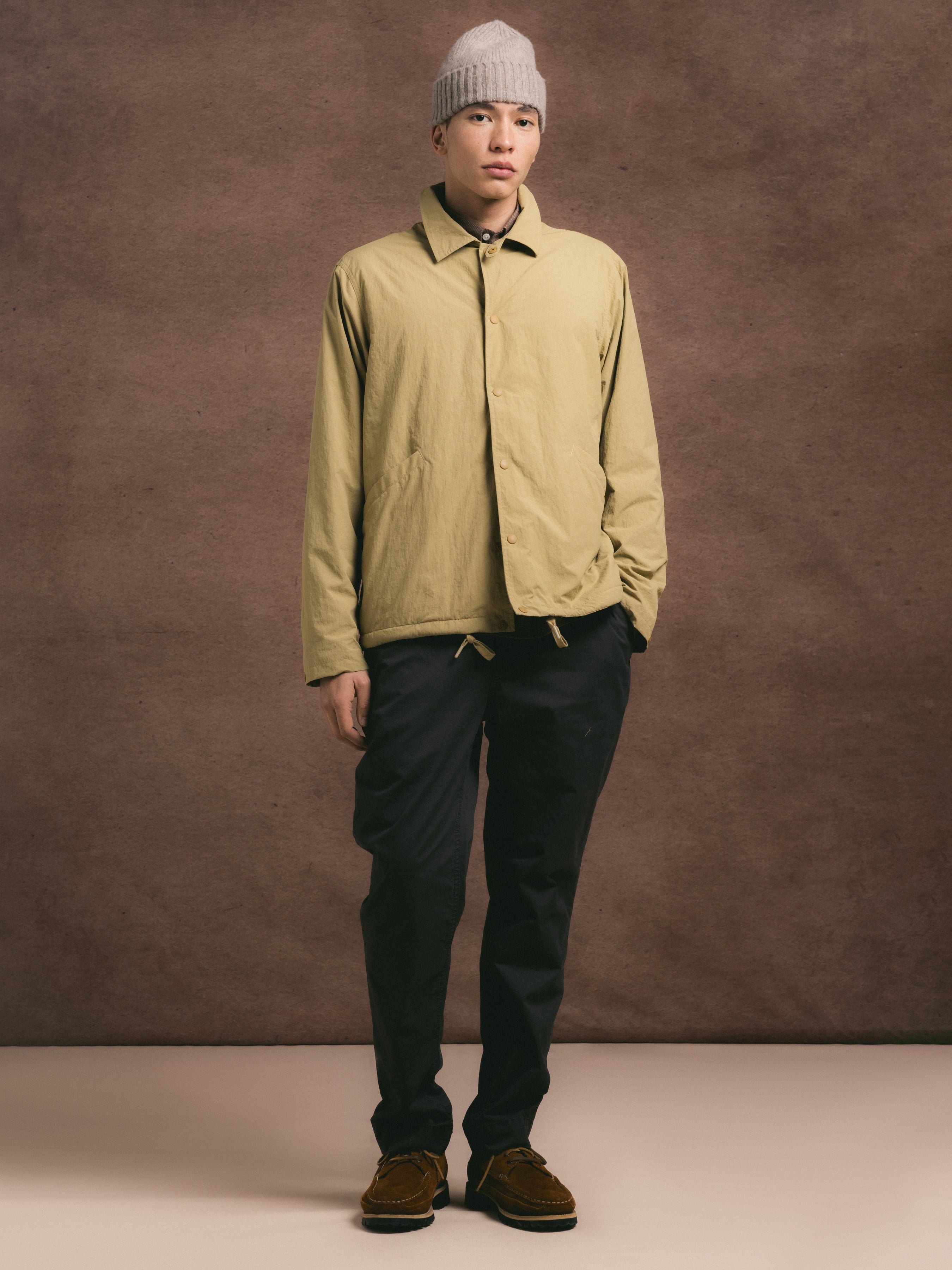 Inverness Trouser in Charcoal Cotton Twill