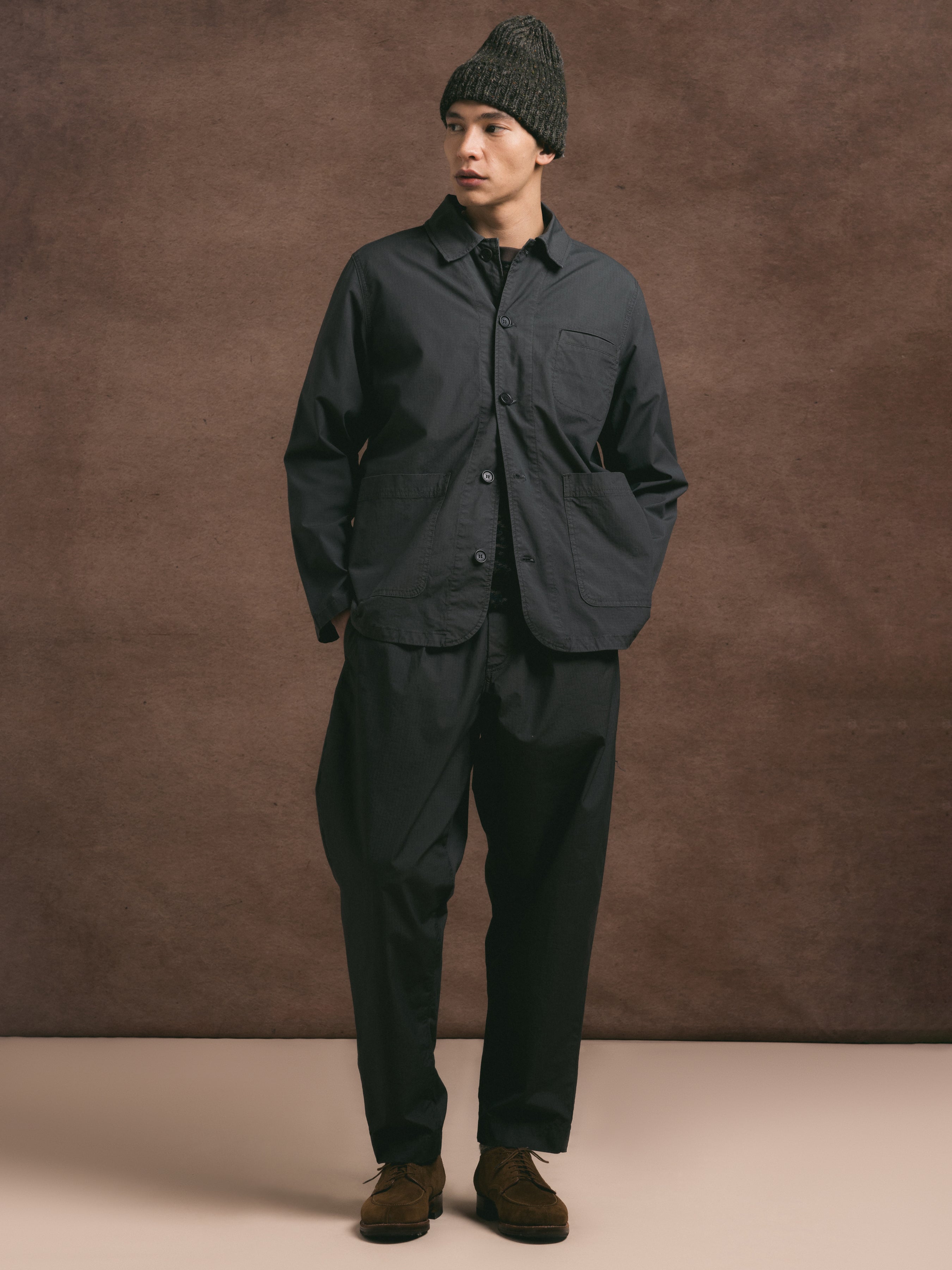 Clyde Pant in Charcoal Cotton Ripstop