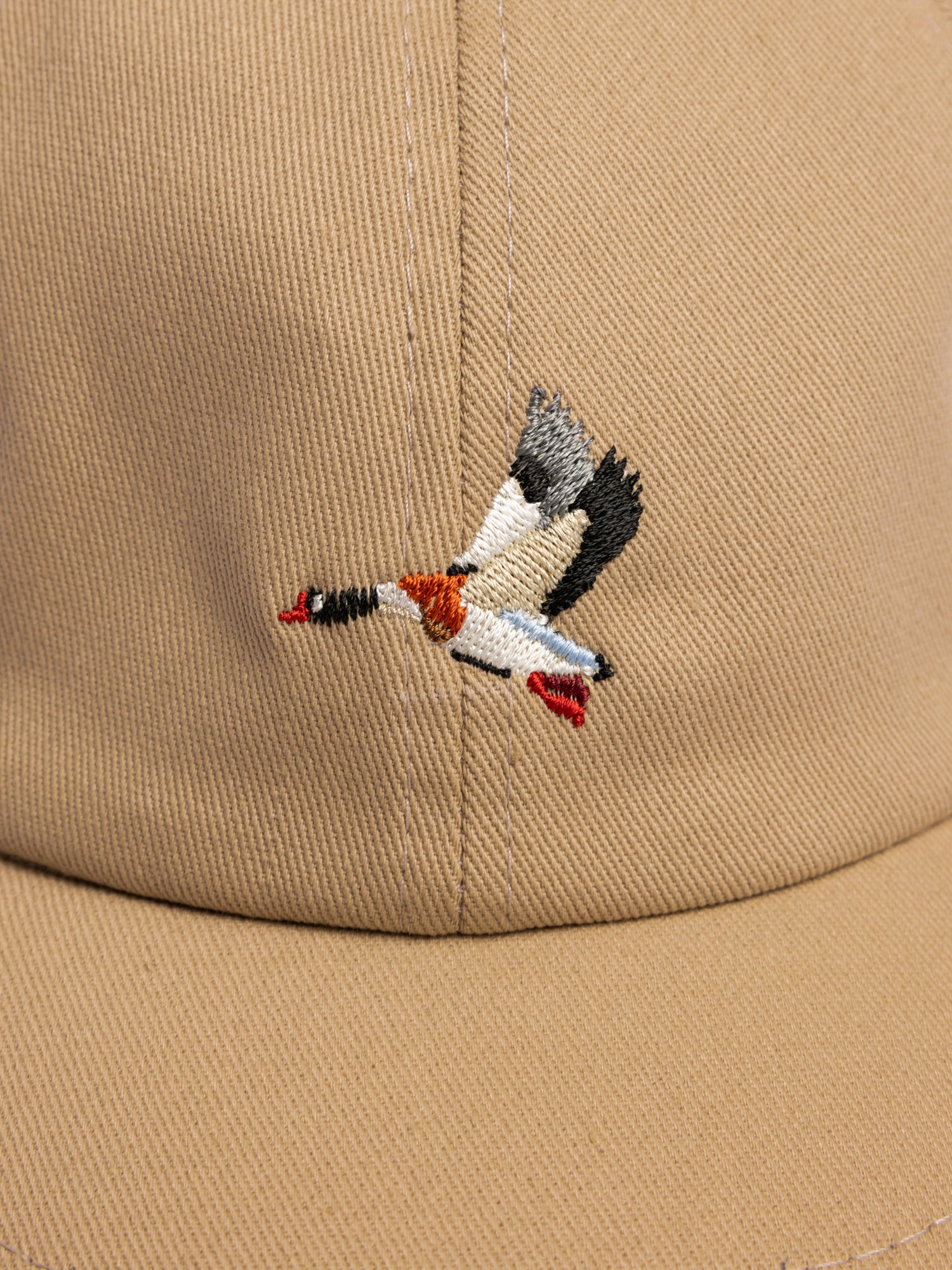 Leuchars Cap in Tan Twill Duck Embroidery