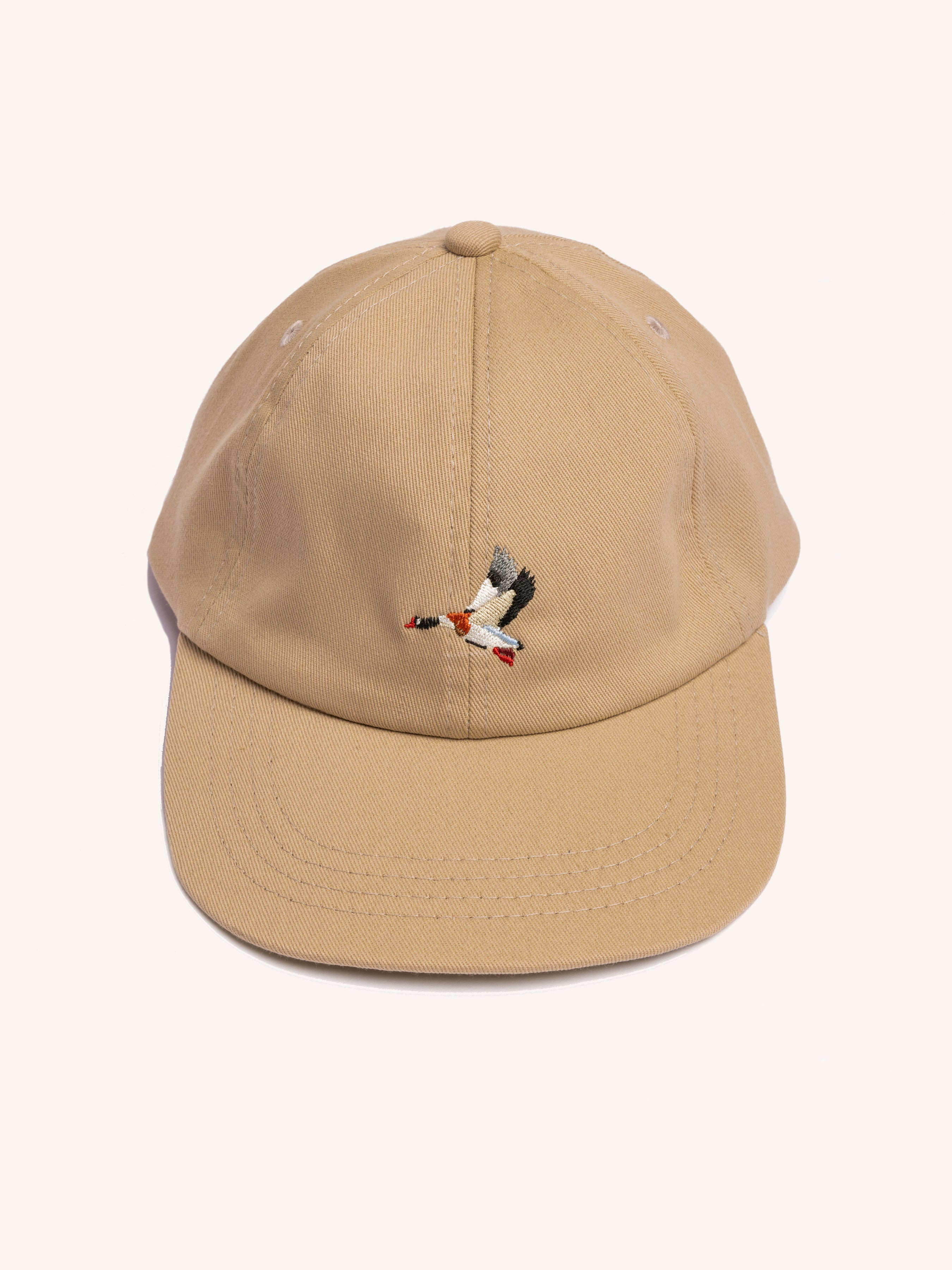 Leuchars Cap in Tan Twill Duck Embroidery