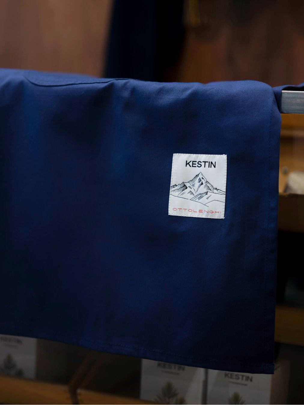 KESTIN x Ottolenghi Neist Apron in Navy Canvas
