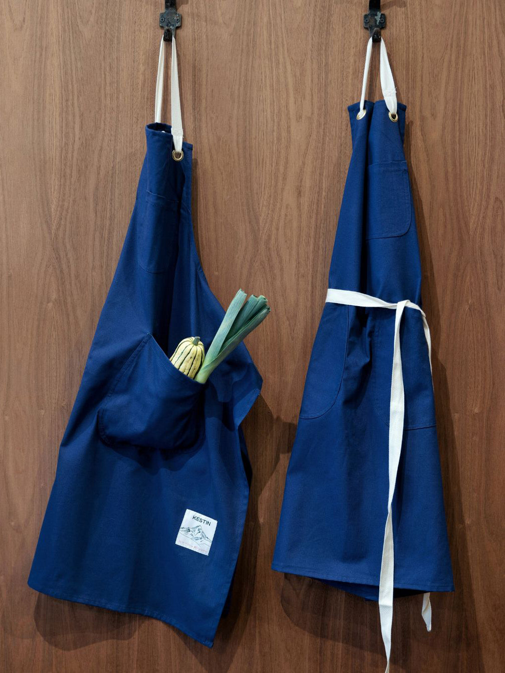 KESTIN x Ottolenghi Neist Apron in Navy Canvas