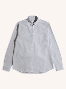 A striped oxford shirt by Scottish menswear brand KESTIN.