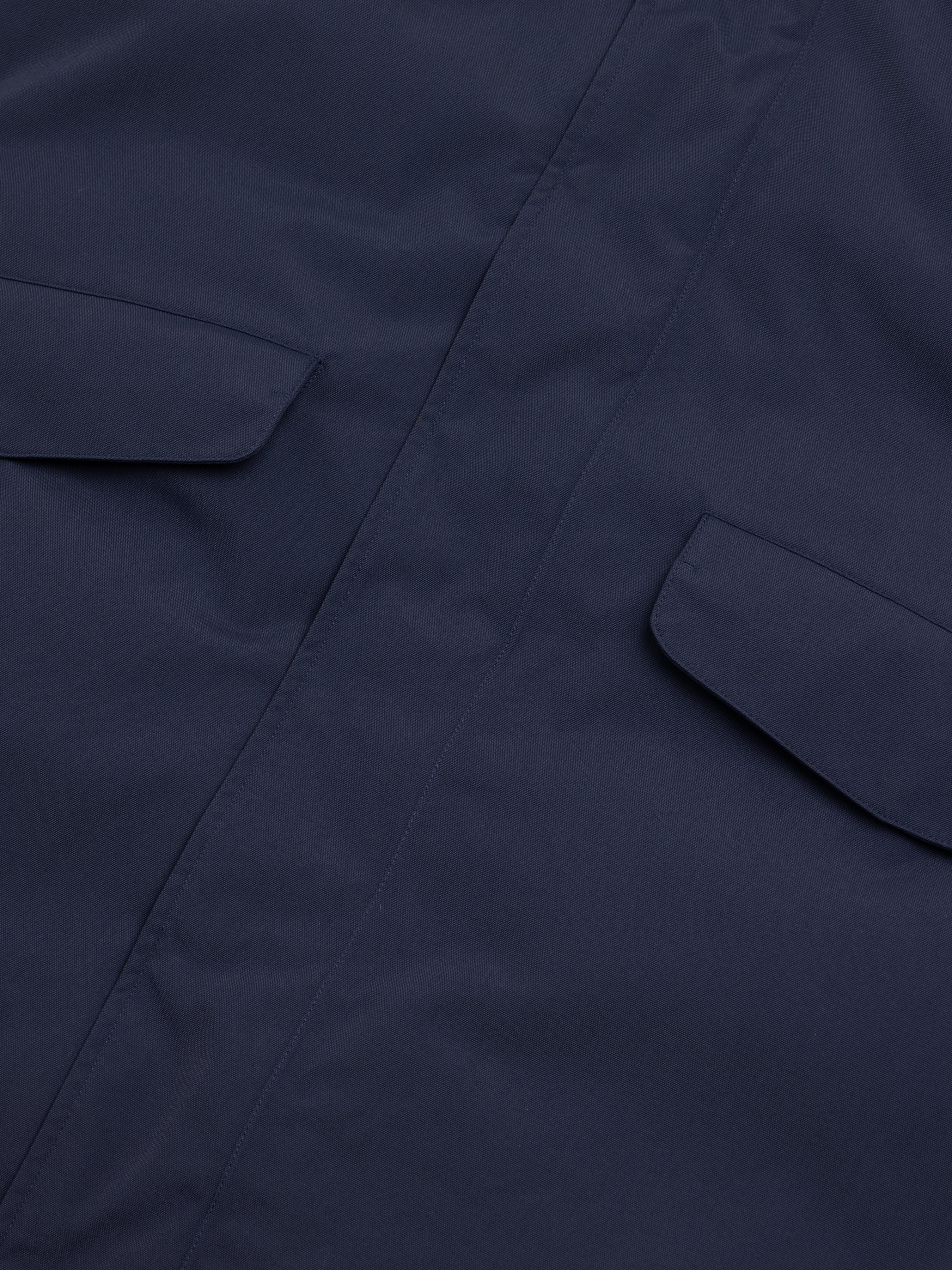 Gullane Storm Parka in Dark Navy Recycled Nylon