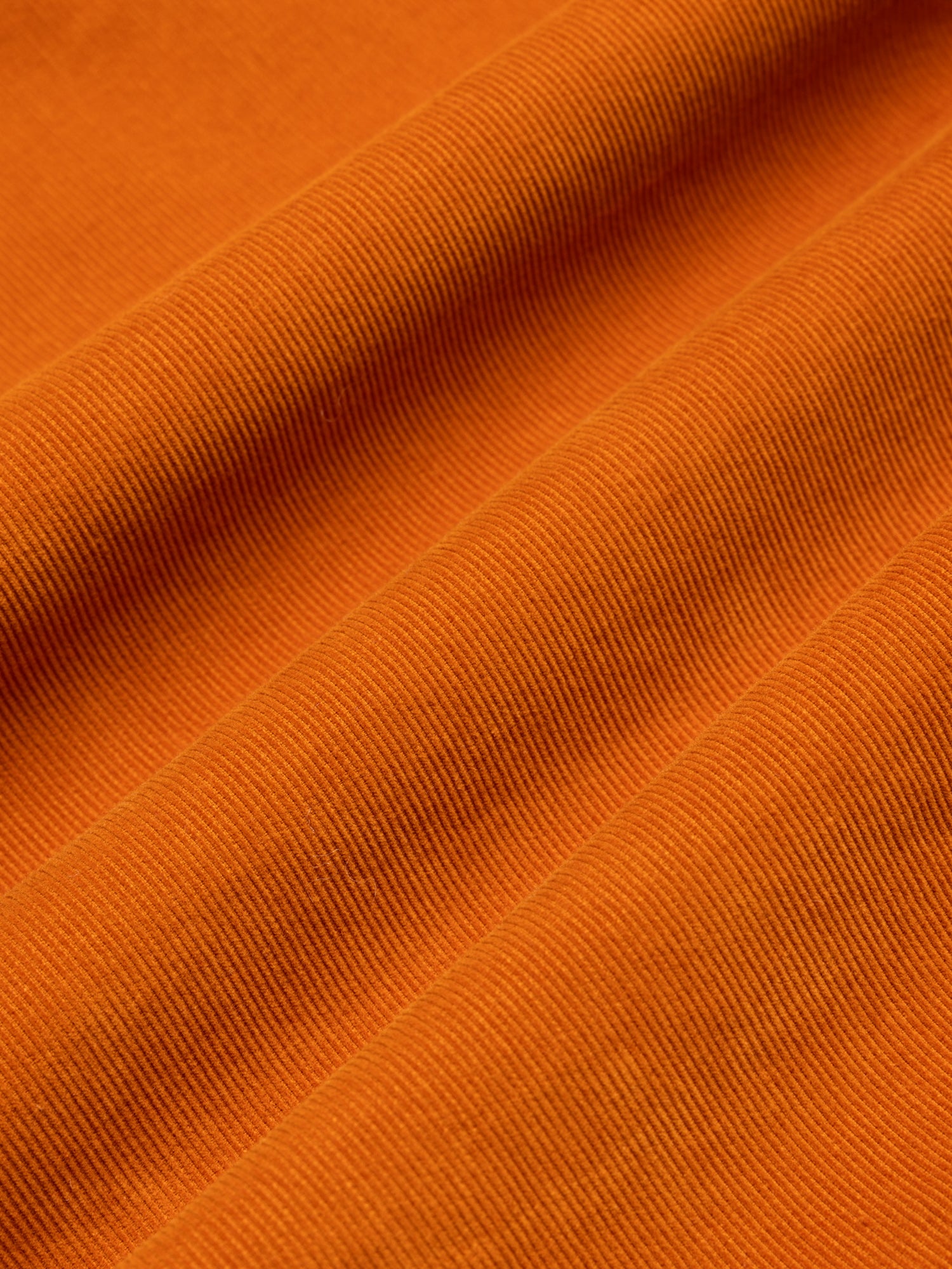 Raeburn Button Down Shirt in Burnt Orange Fine Corduroy