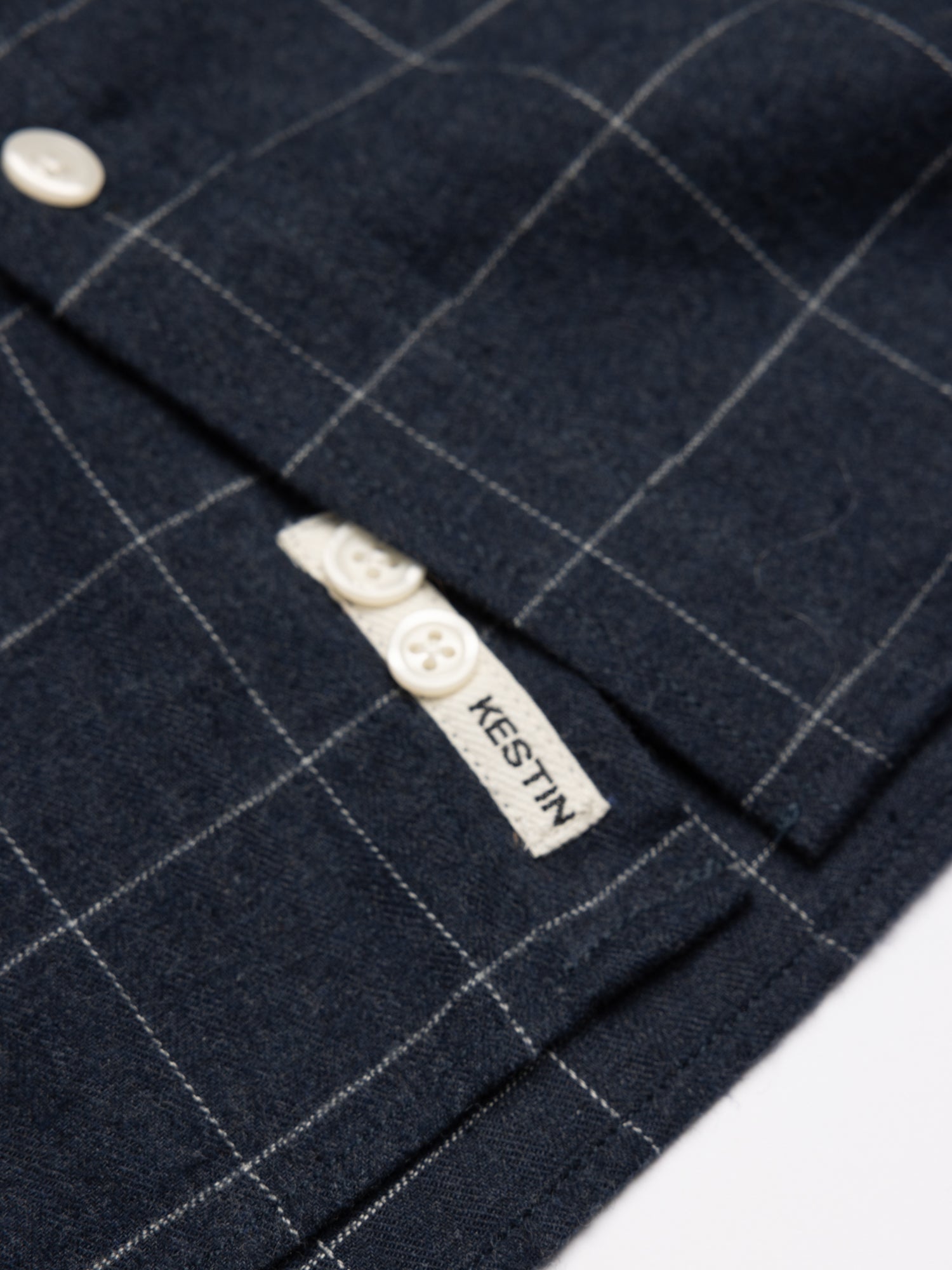 Raeburn Button Down Shirt in Navy Check