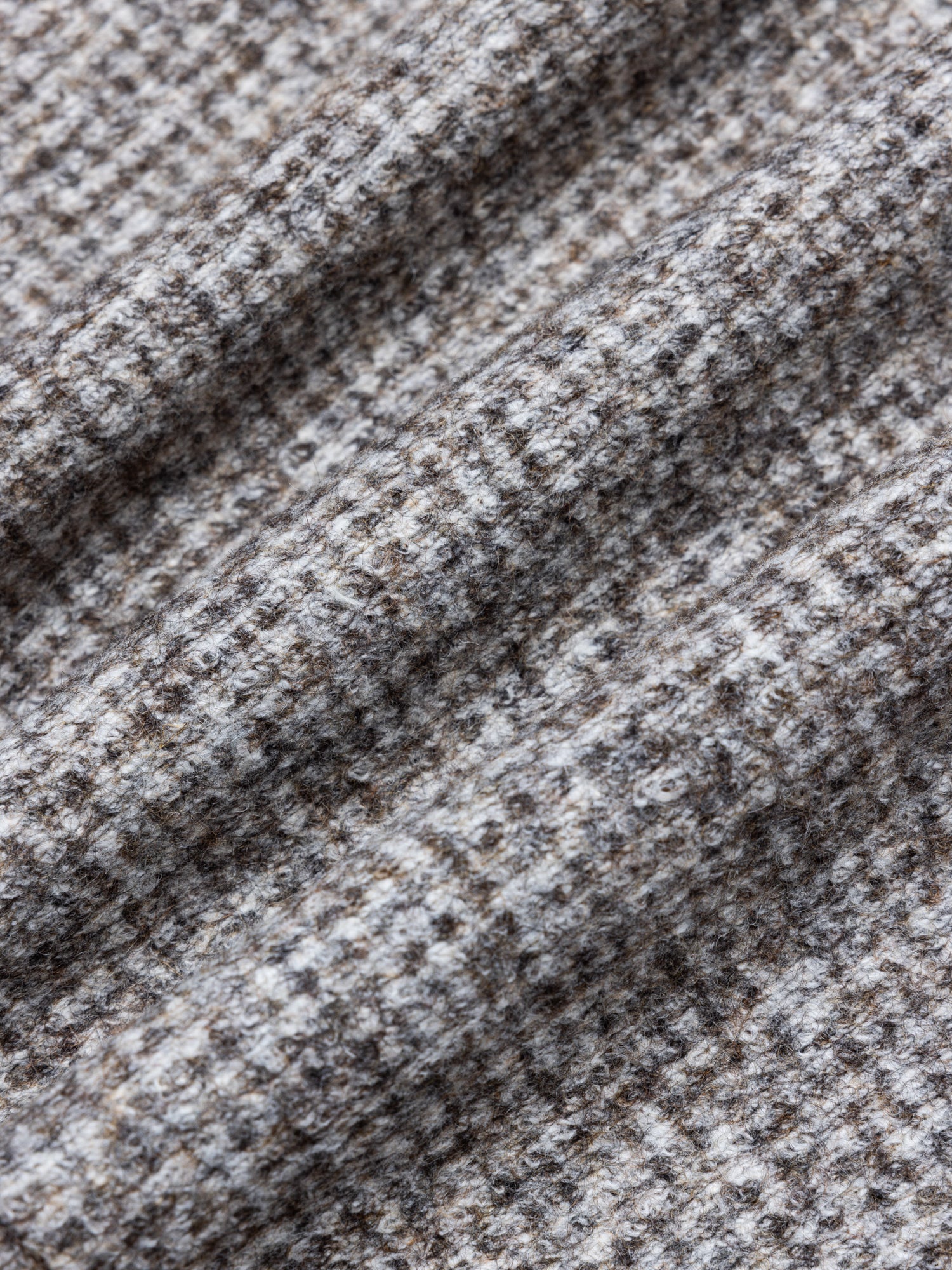 Doune Pant in Taupe Check Bonded Wool