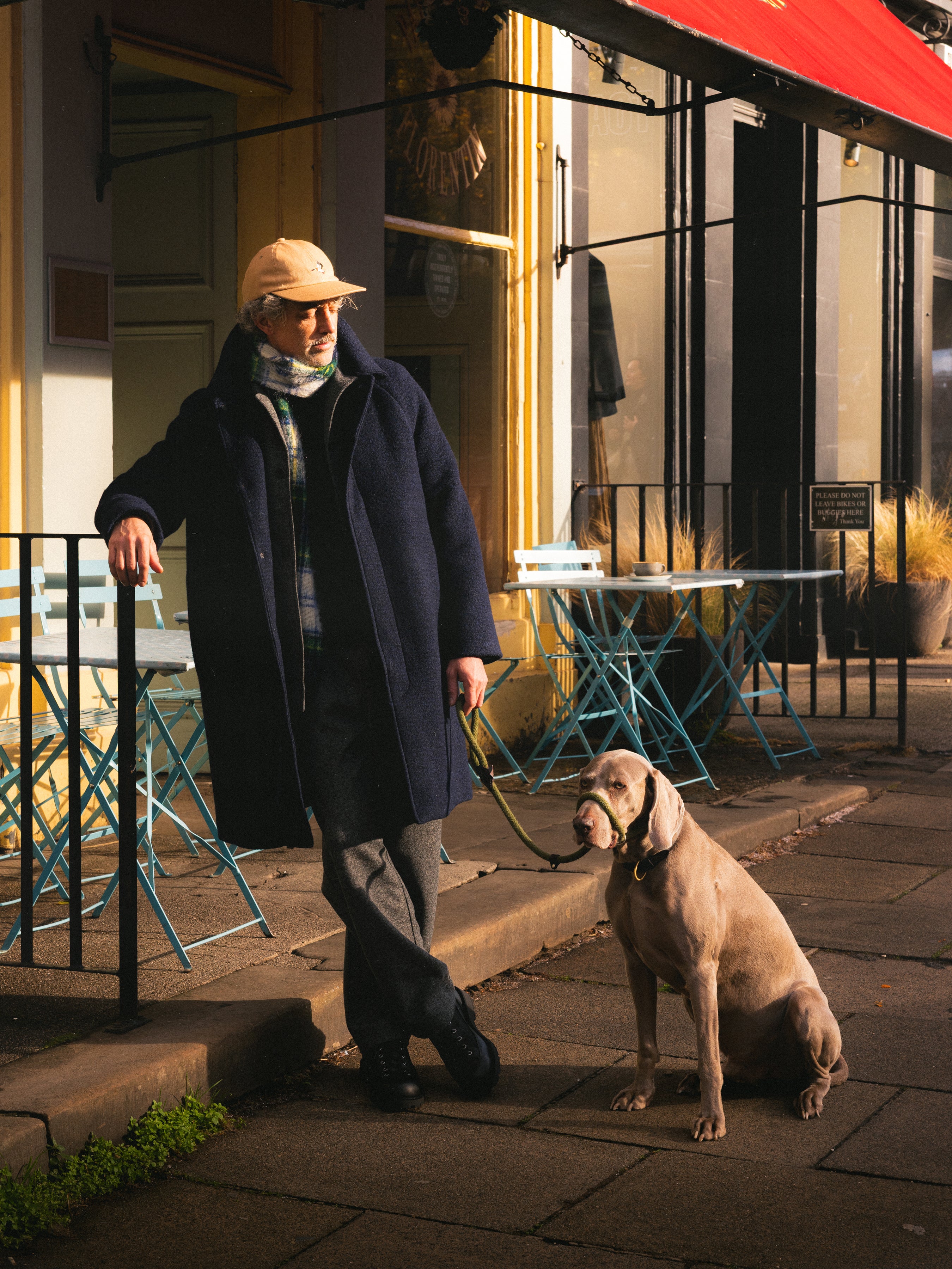 Dundas Overcoat in Midnight Italian Wool Blend