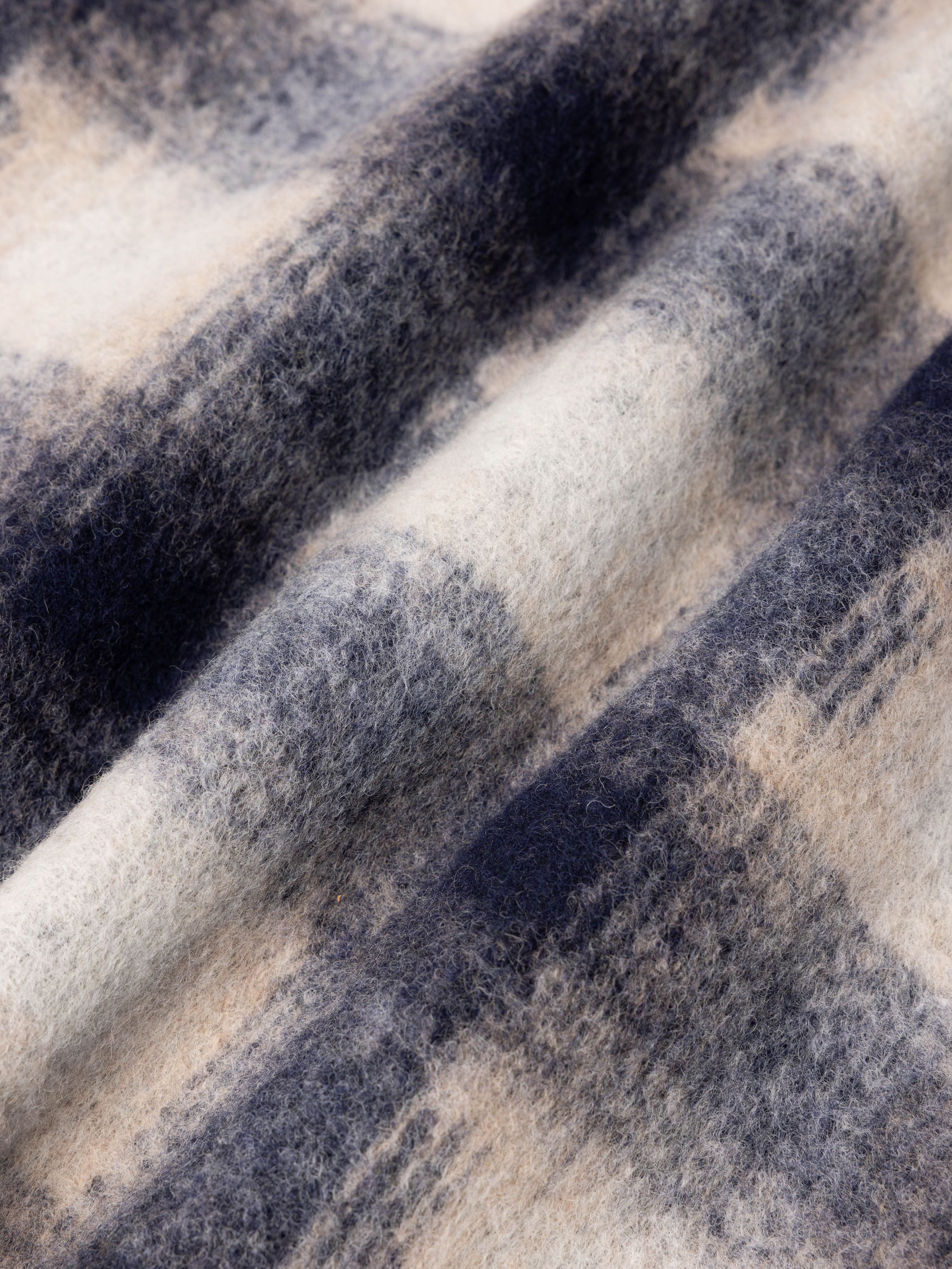 Ormiston Jacket in Navy Check Wool Blend