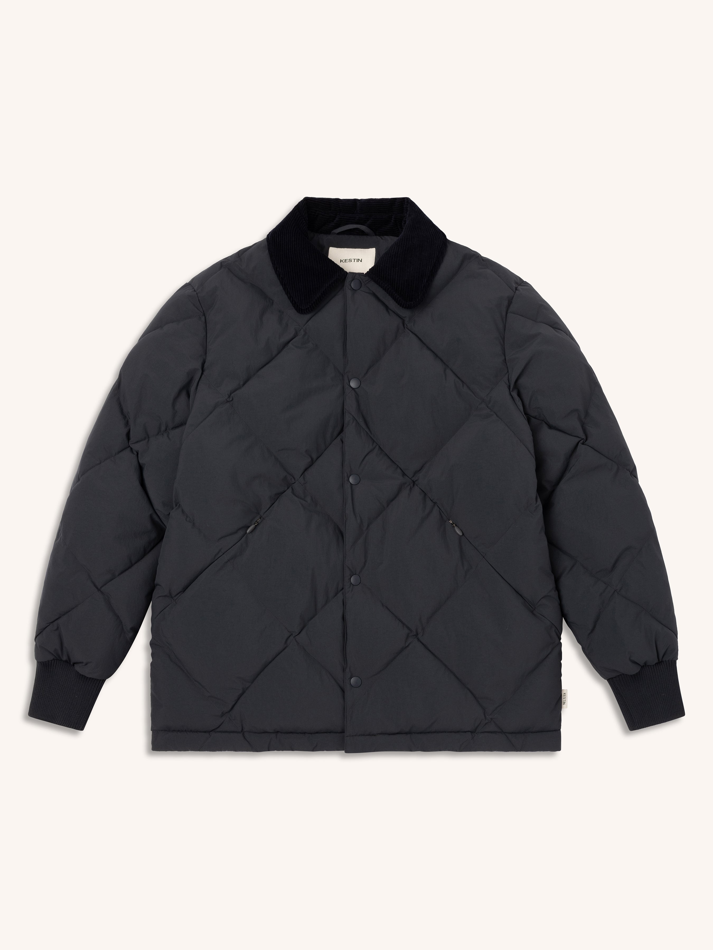 Dunbar Jacket in Charcoal Recycled Nylon
