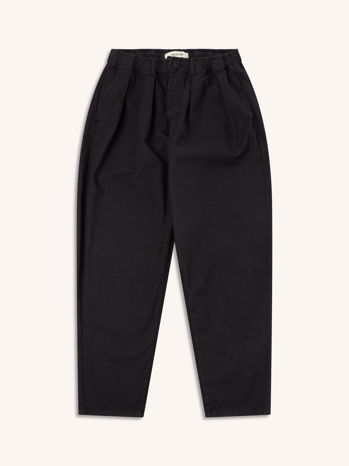 Clyde Pant in Black Ripstop Cotton