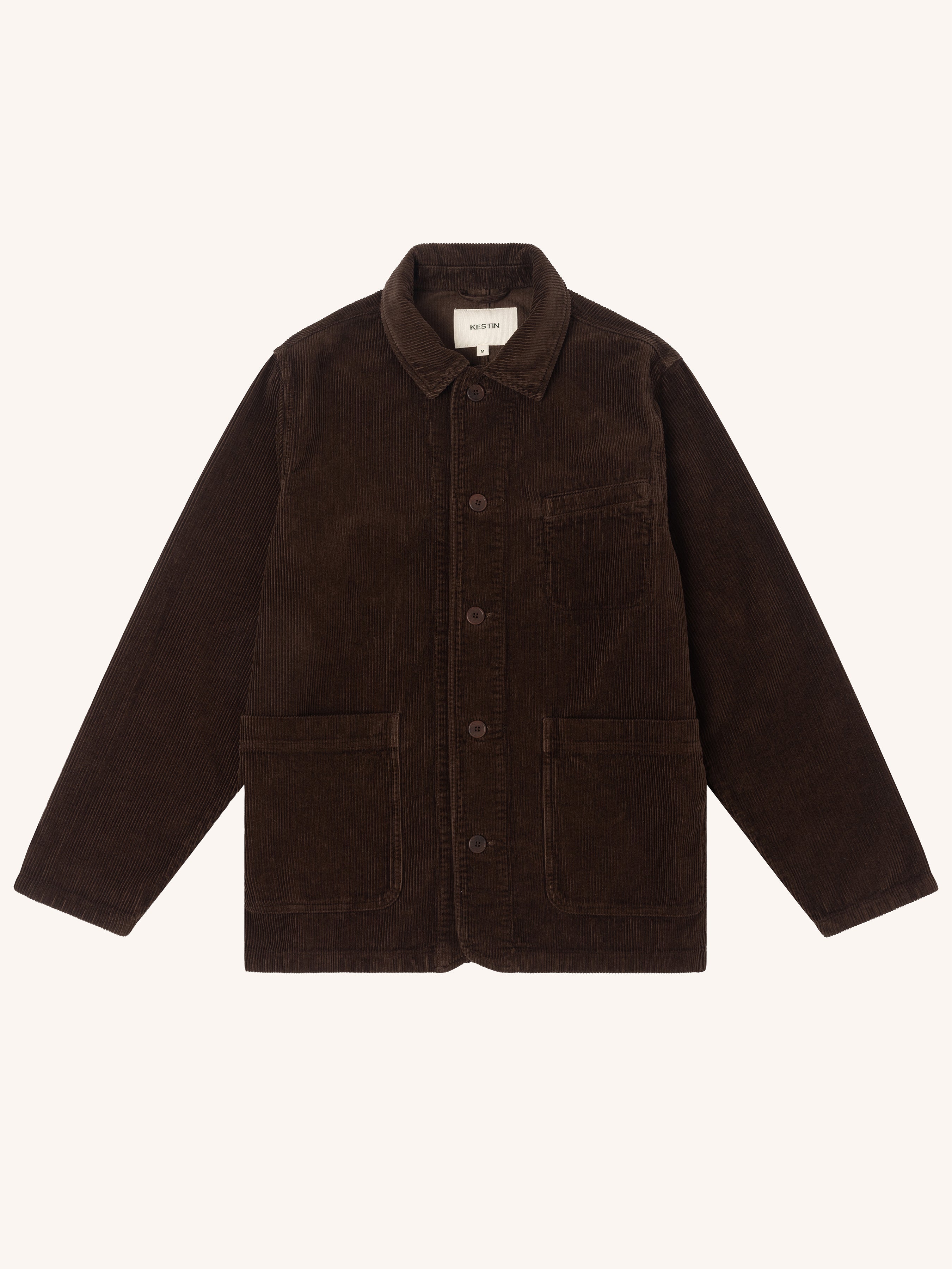 Huntly Jacket in Peat 8-Wale Corduroy