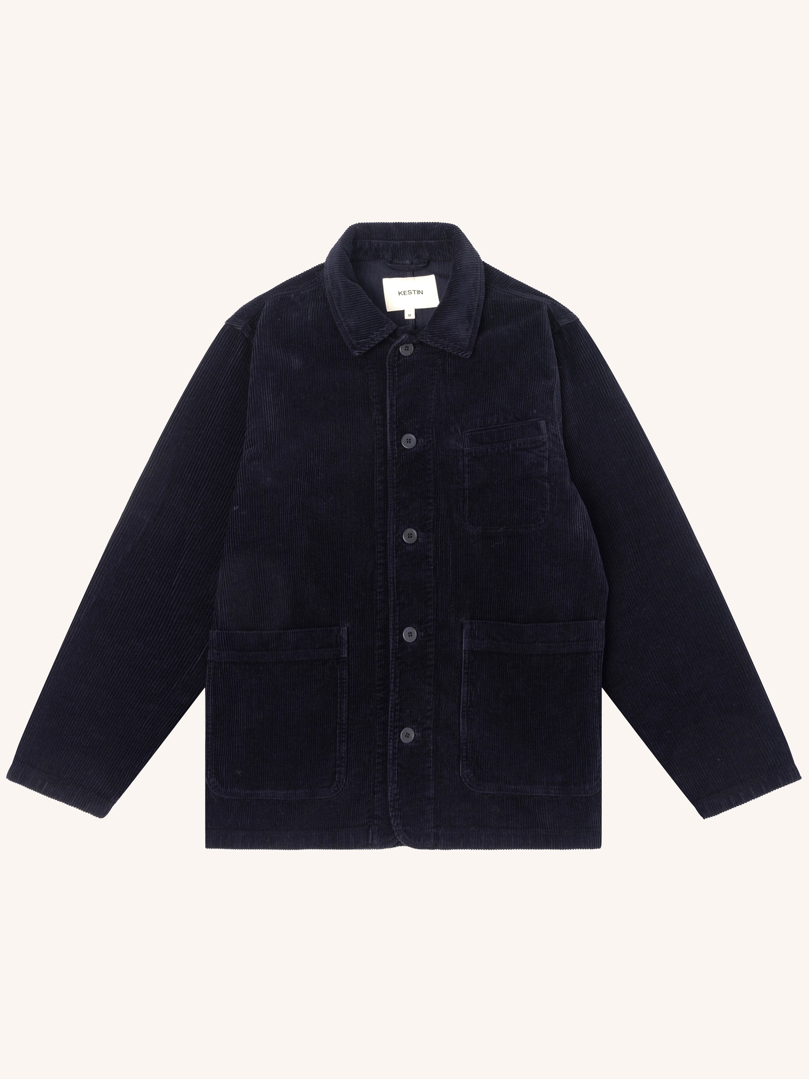 Huntly Jacket in Ink Navy 8-Wale Corduroy
