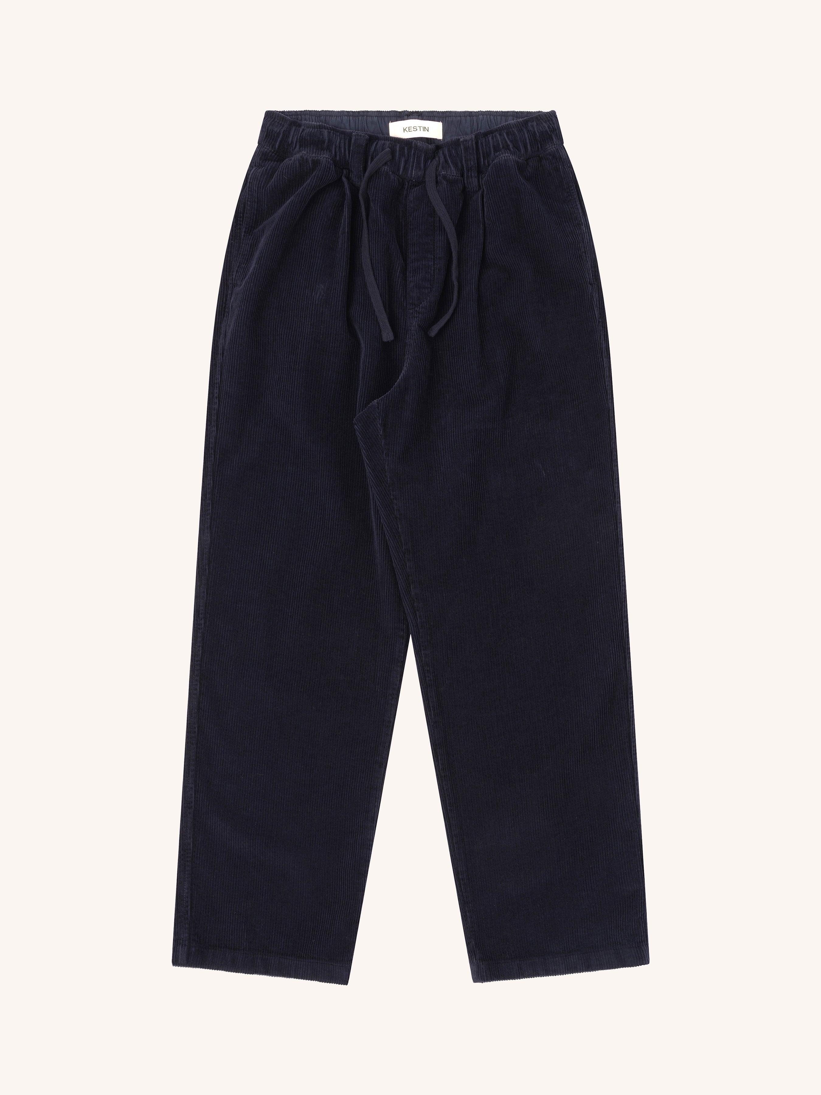 Doune Pant in Ink Navy 8-Wale Corduroy