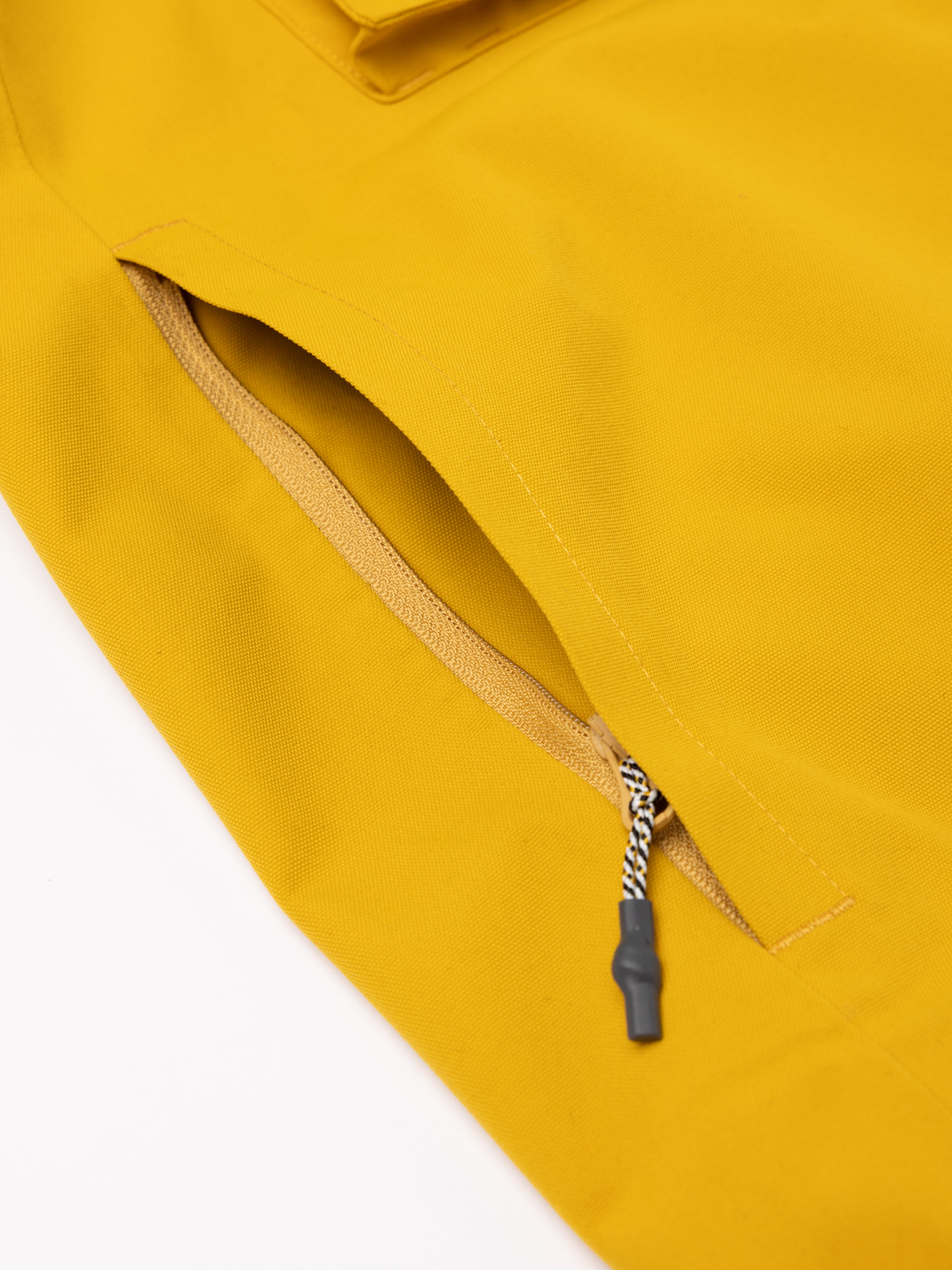 Glenbarr Waterproof Jacket in Yellow Recycled Canvas