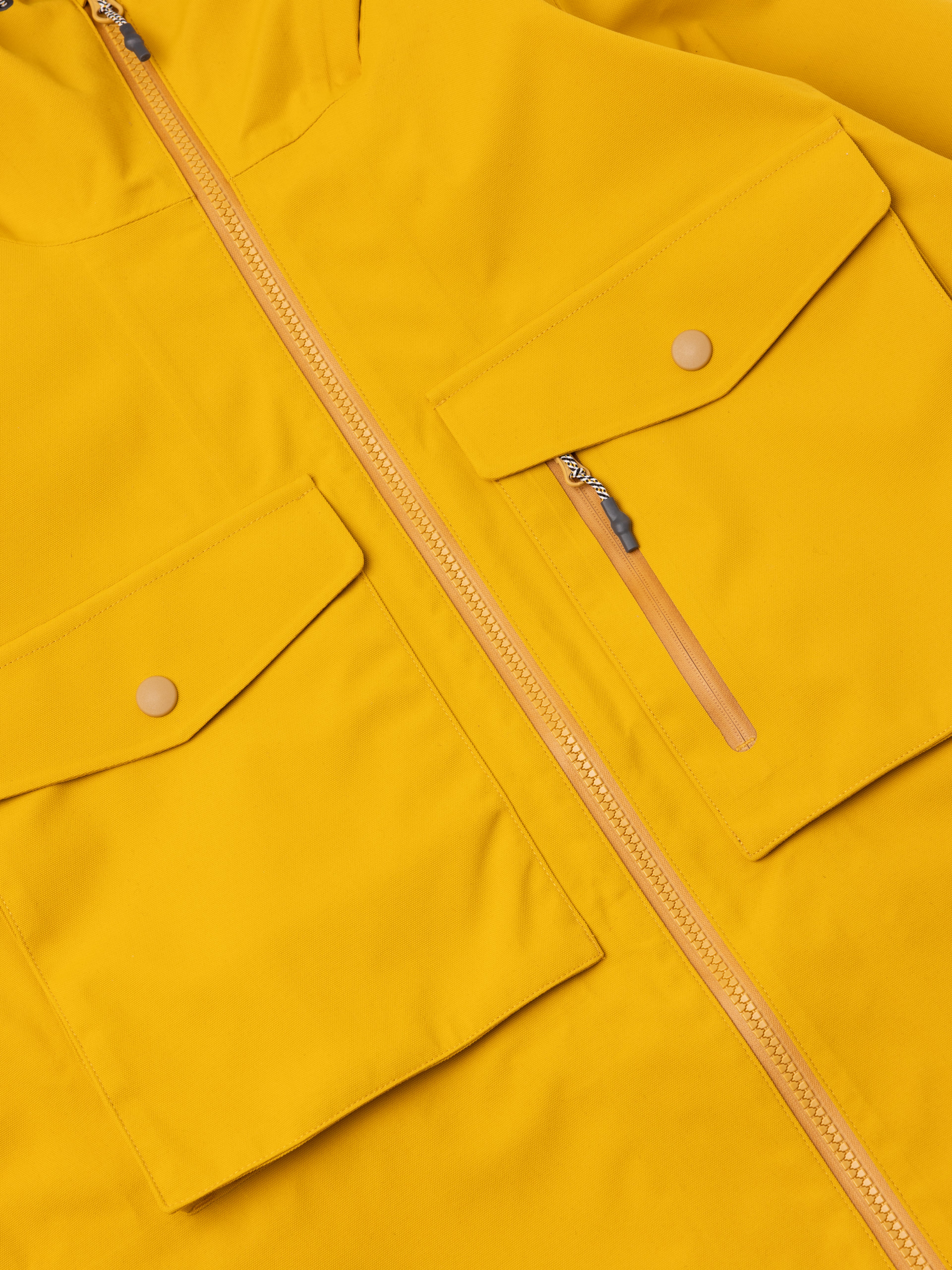 Glenbarr Waterproof Jacket in Yellow Recycled Canvas