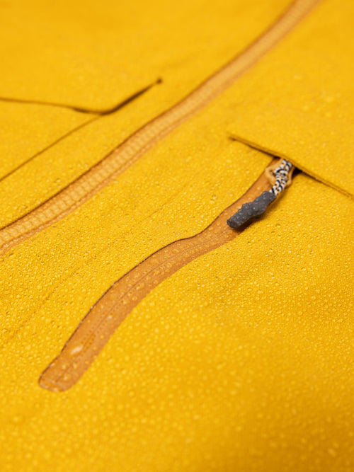 Glenbarr Waterproof Jacket in Yellow Recycled Nylon