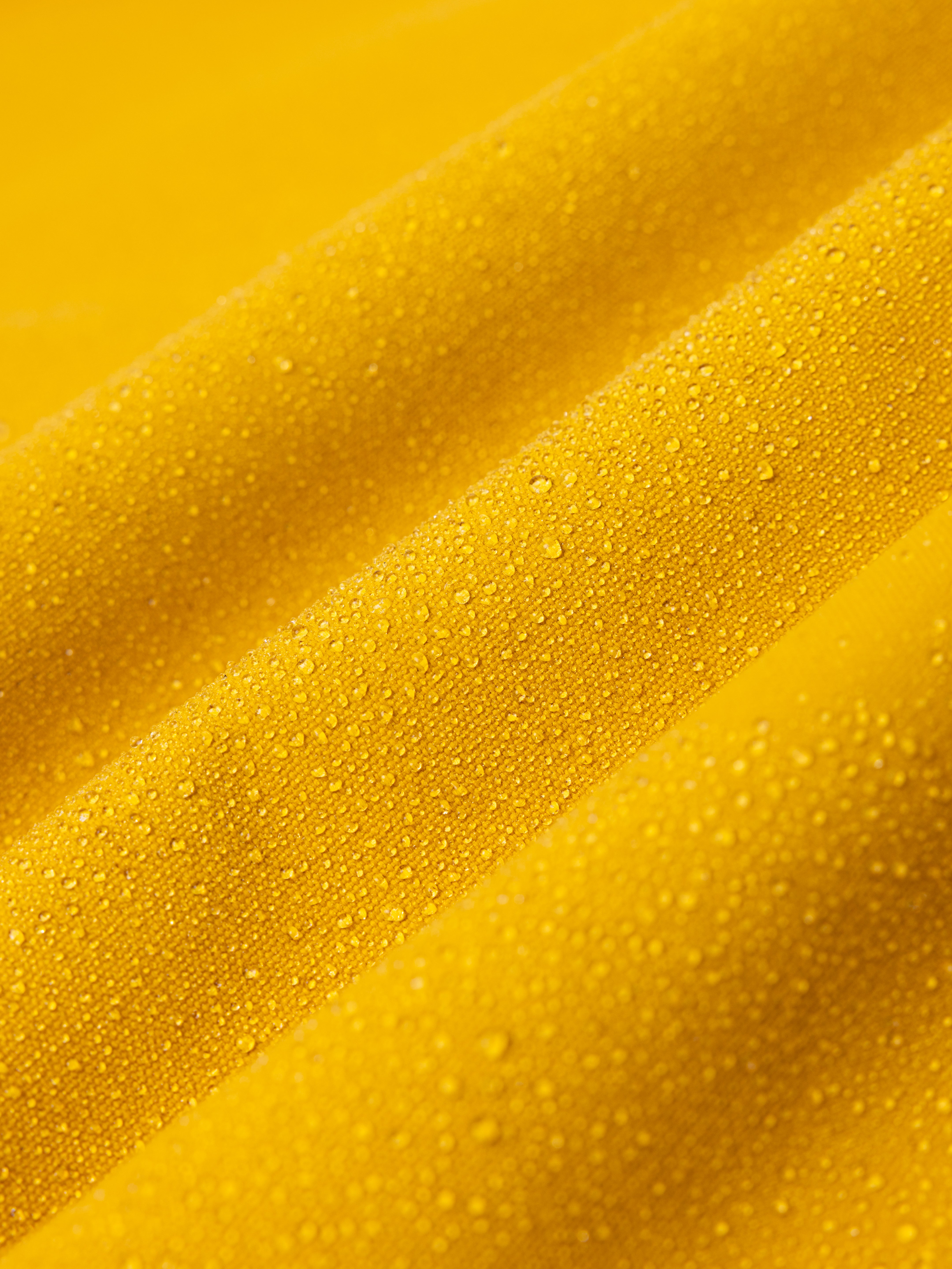 Glenbarr Waterproof Jacket in Yellow Recycled Canvas