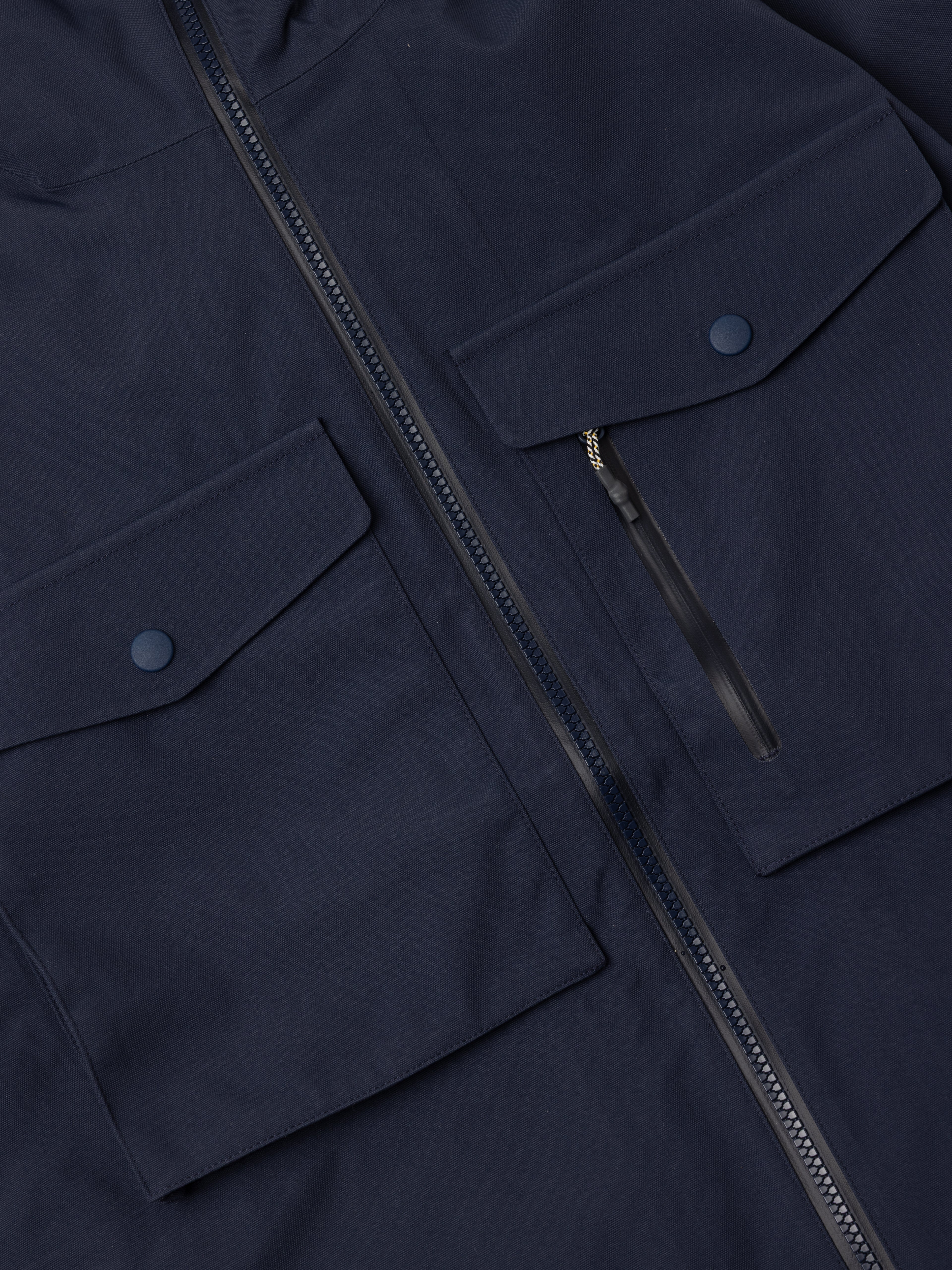 Glenbarr Waterproof Jacket in Dark Navy Recycled Canvas