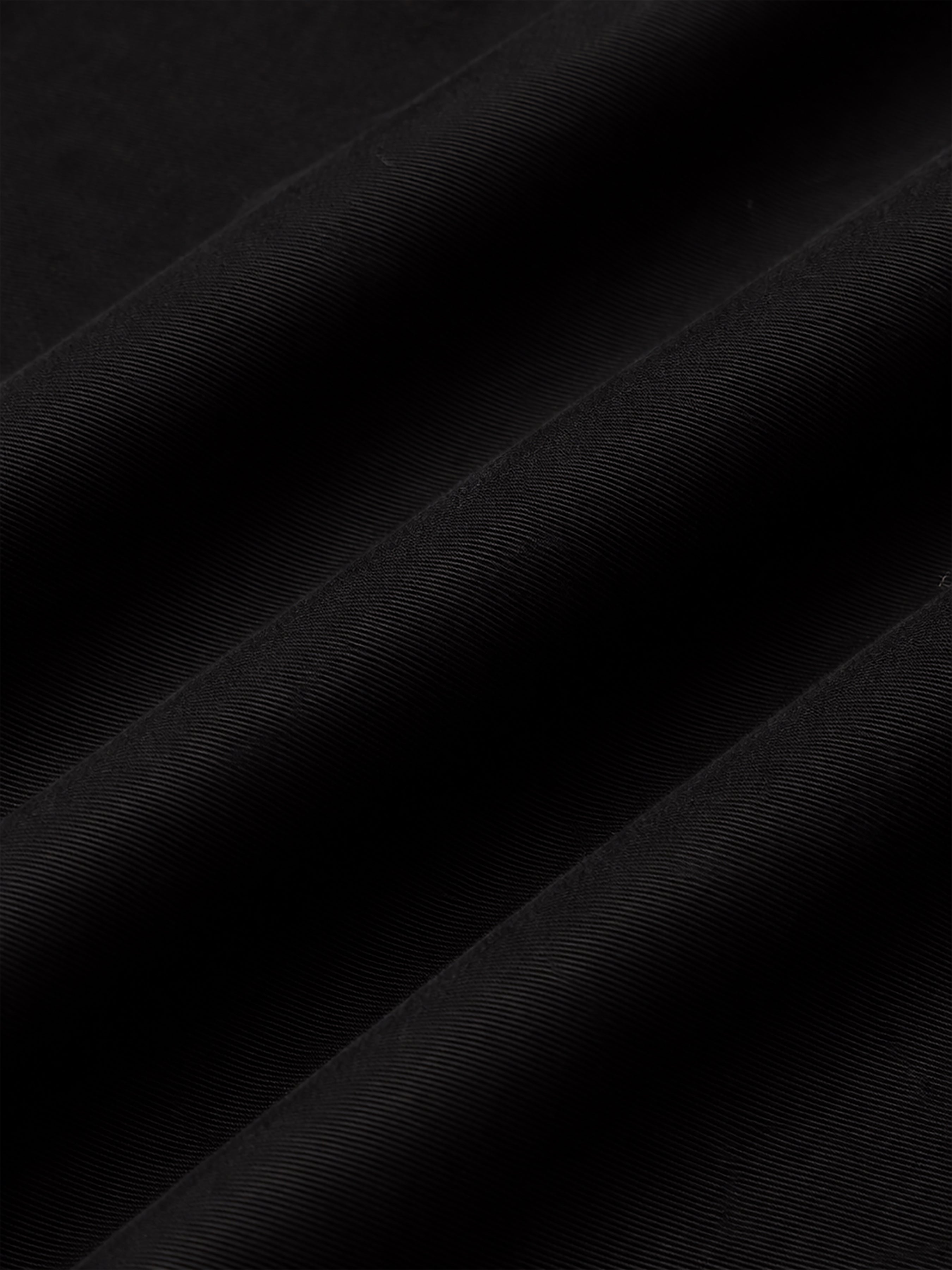 Clyde Pant in Black Cotton Twill