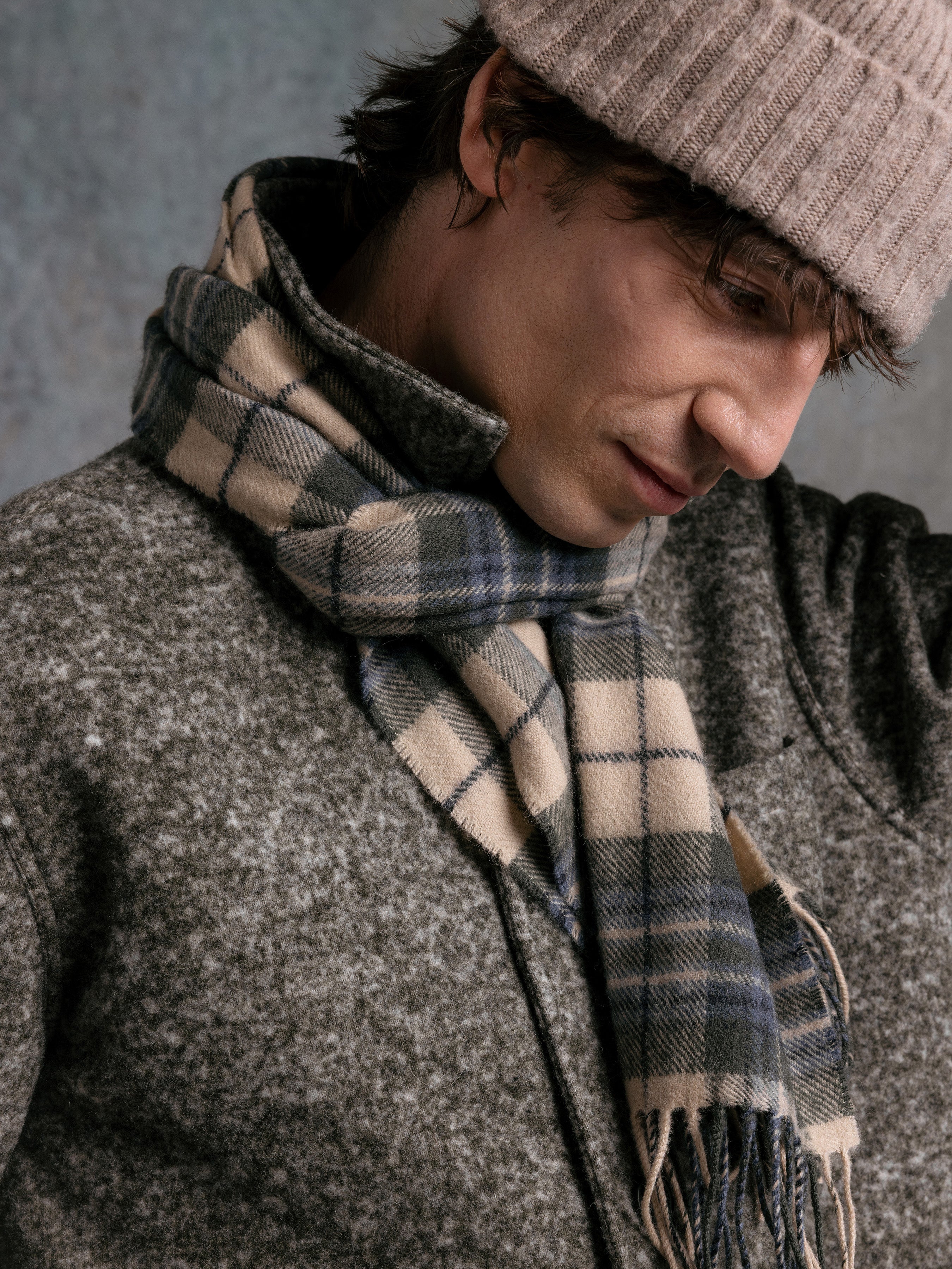 Selkirk Scarf in KESTIN Tartan Lambswool