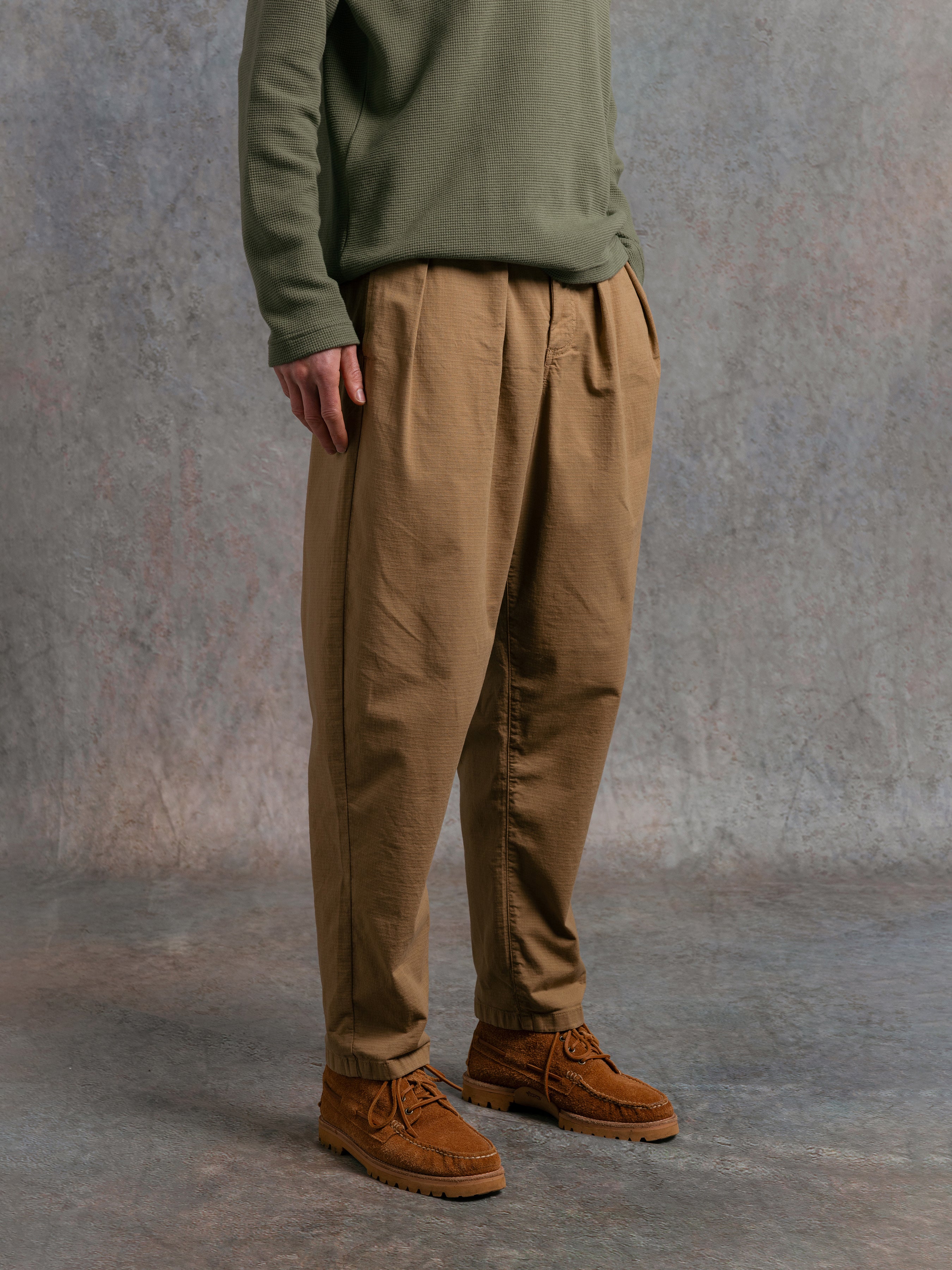 Clyde Pant in Ermine Ripstop Cotton