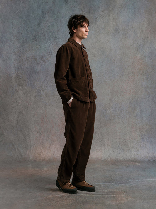 Doune Pant in Peat 8-Wale Corduroy