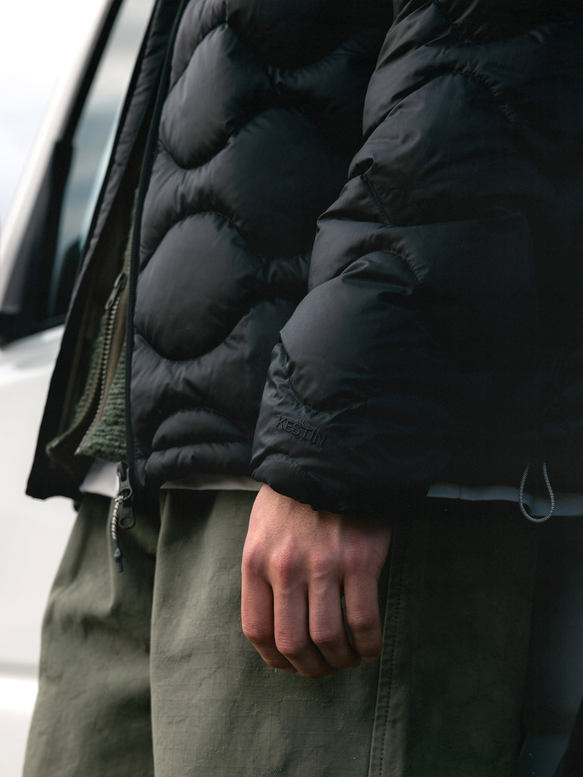 Cuillin Down Jacket in Black Recycled Ripstop