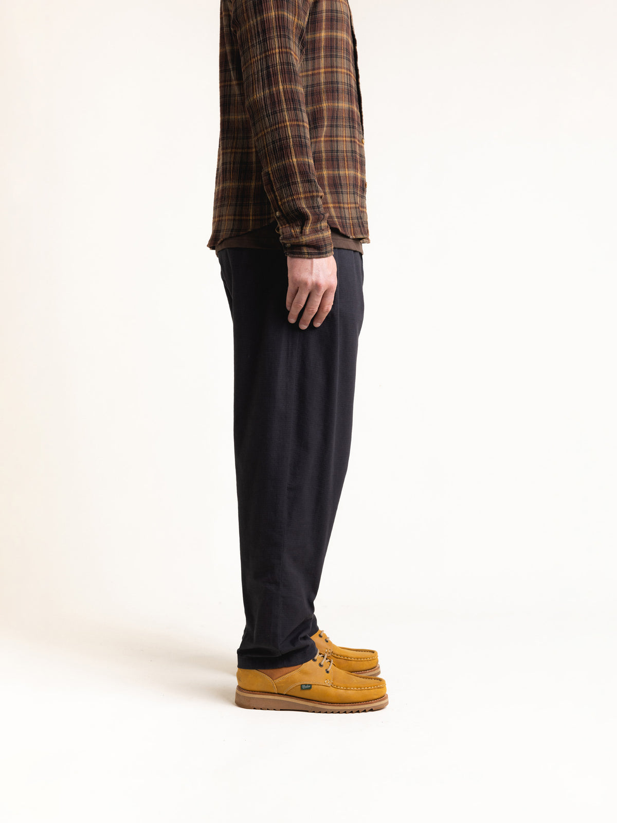 Clyde Pant in Black Ripstop Cotton