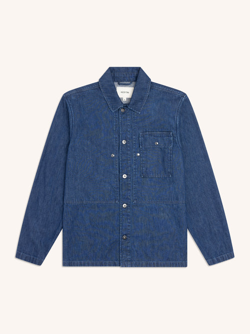 Barra Overshirt in Washed Denim