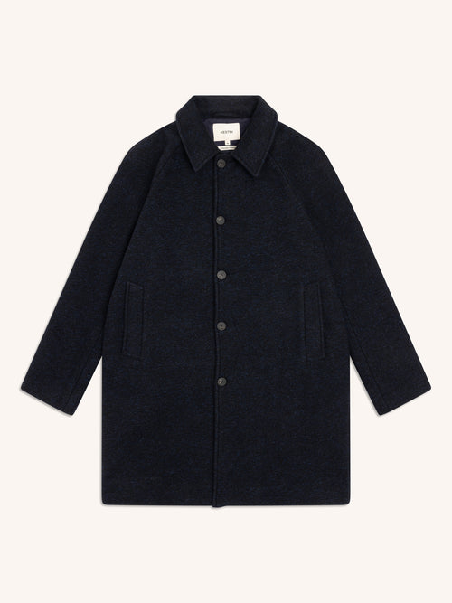 Drummond Overcoat in Navy