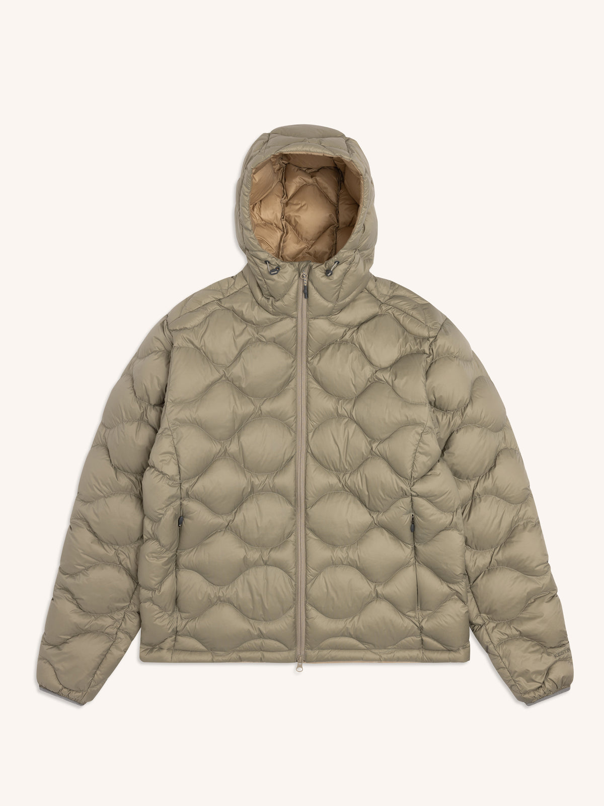 Cuillin Down Jacket in Light Olive Recycled Ripstop