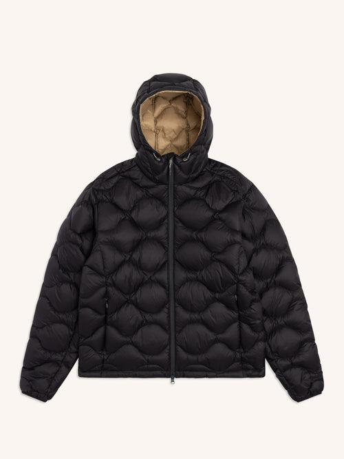 Cuillin Down Jacket in Black Recycled Ripstop