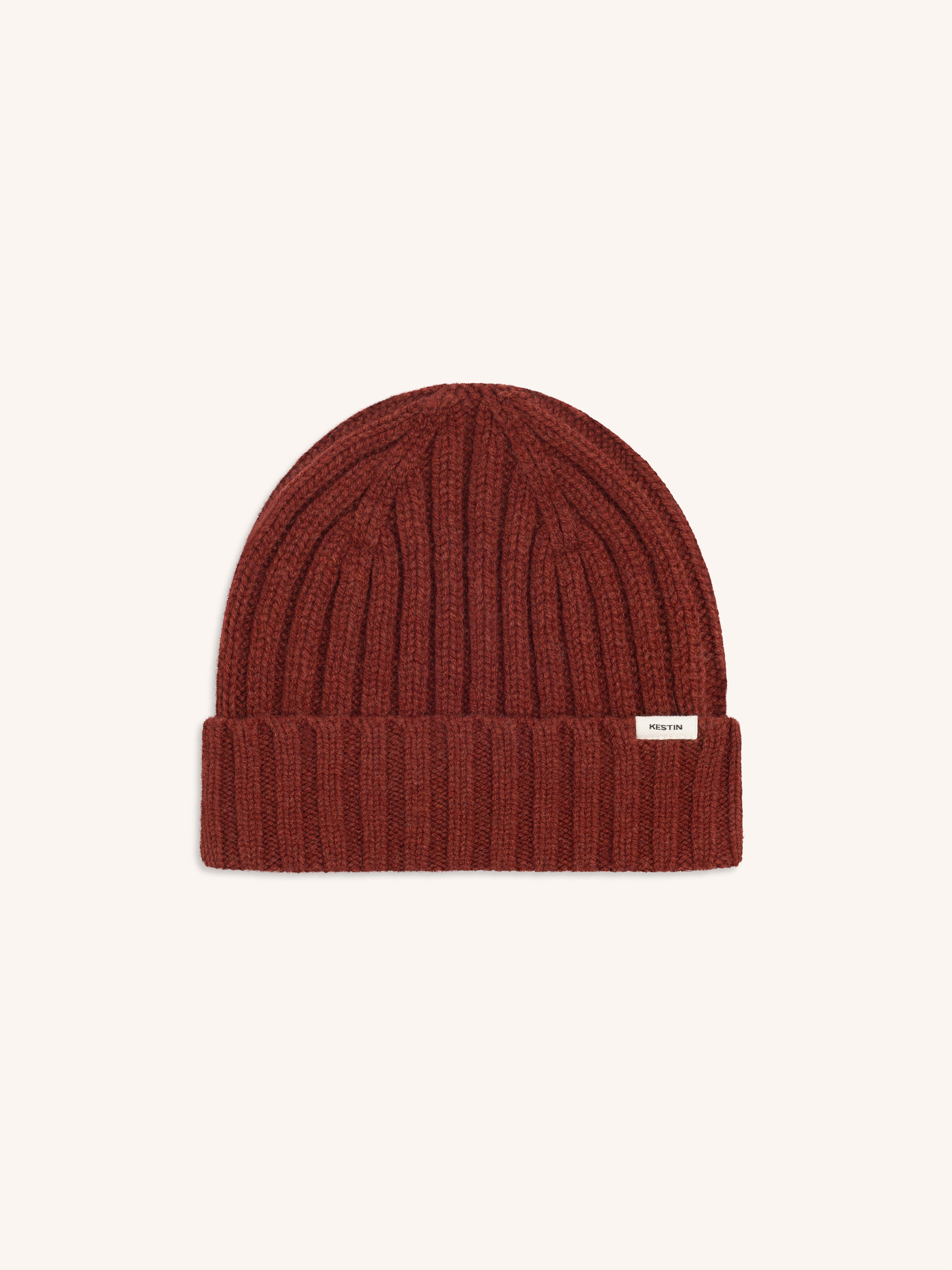 Lindean Beanie in Sienna Lambswool