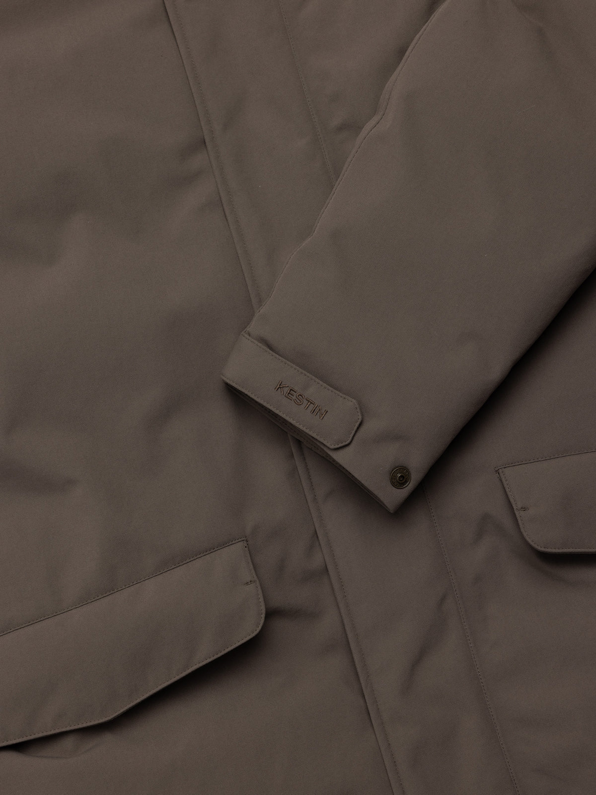 Gullane Storm Parka in Croft Brown Recycled Nylon