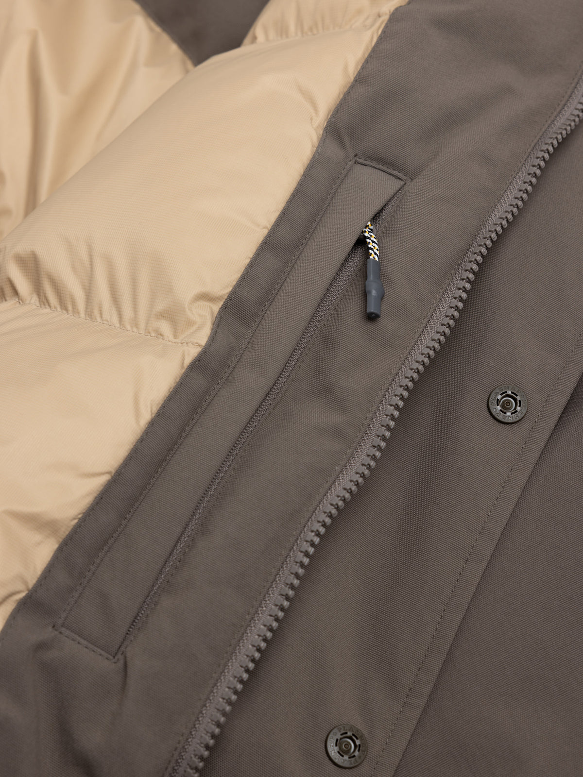 Gullane Storm Parka in Croft Brown Recycled Nylon
