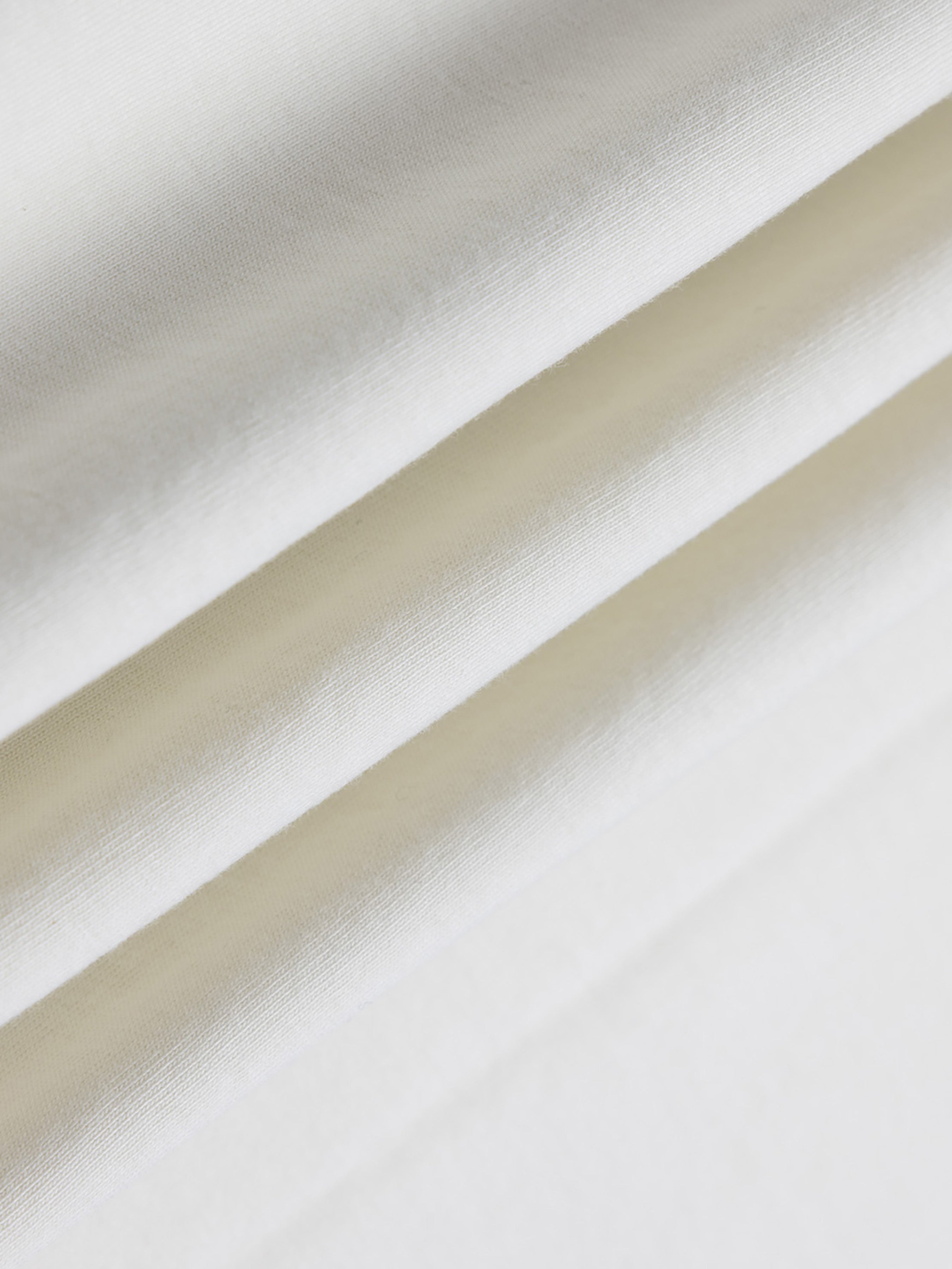 Cargill T-Shirt in Off White Celtic Knot Embroidery