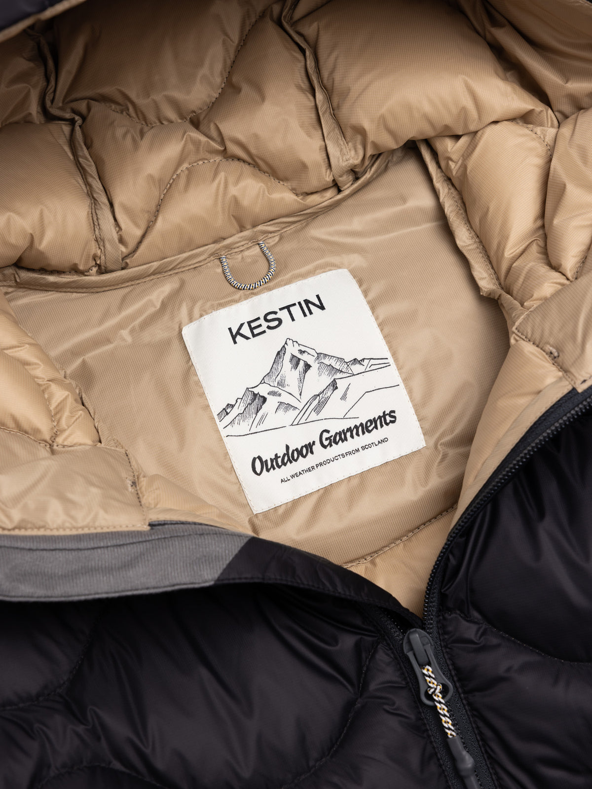 Cuillin Down Jacket in Black Recycled Ripstop